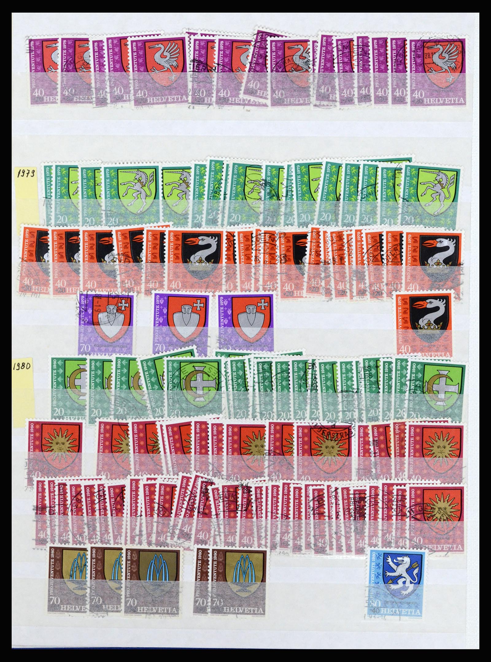37061 026 - Postzegelverzameling 37061 Zwitserland 1913-2000.