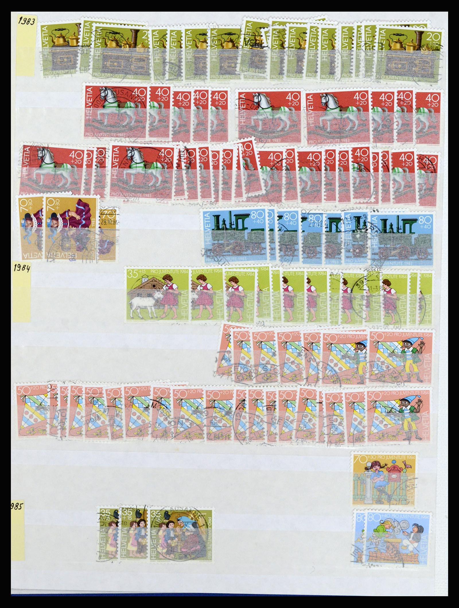 37061 028 - Stamp collection 37061 Switzerland 1913-2000.