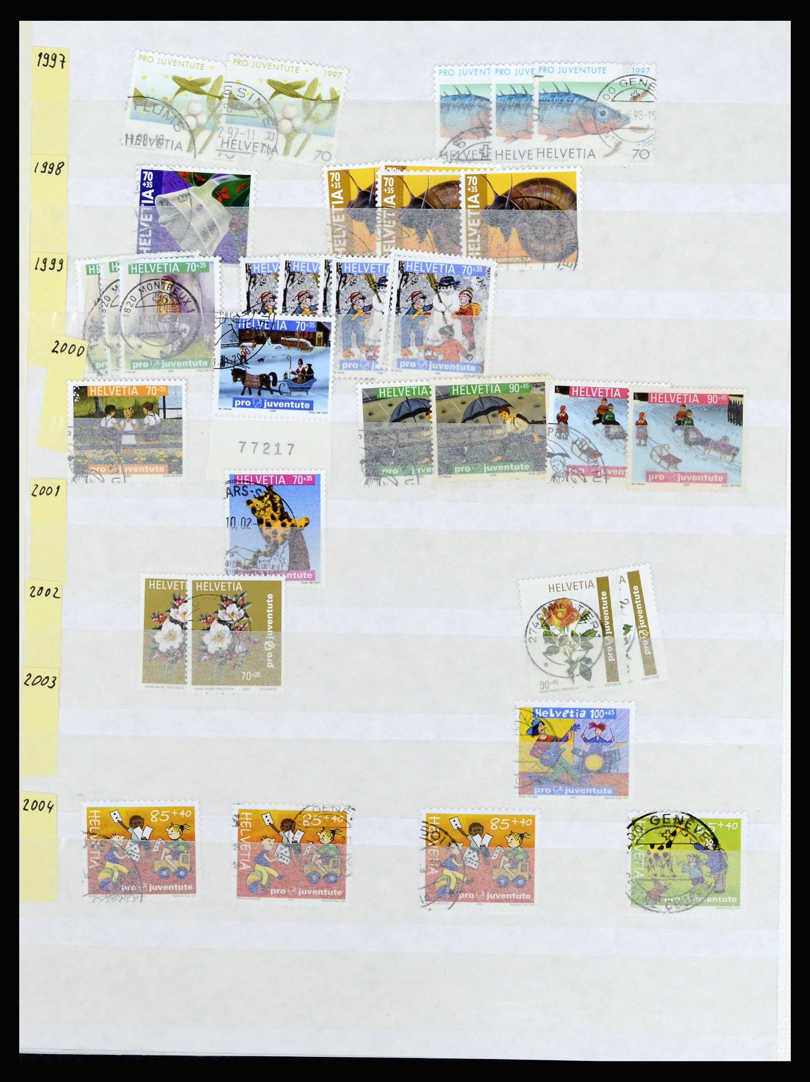 37061 032 - Postzegelverzameling 37061 Zwitserland 1913-2000.