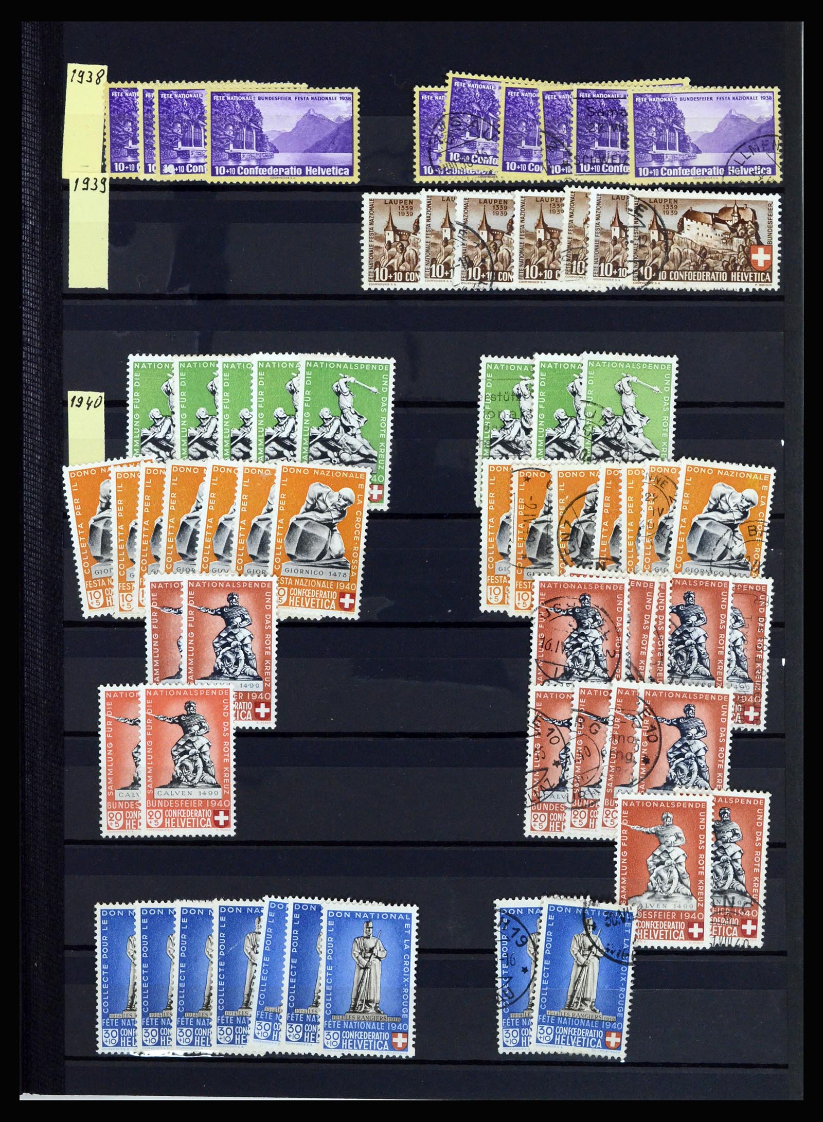37061 033 - Postzegelverzameling 37061 Zwitserland 1913-2000.