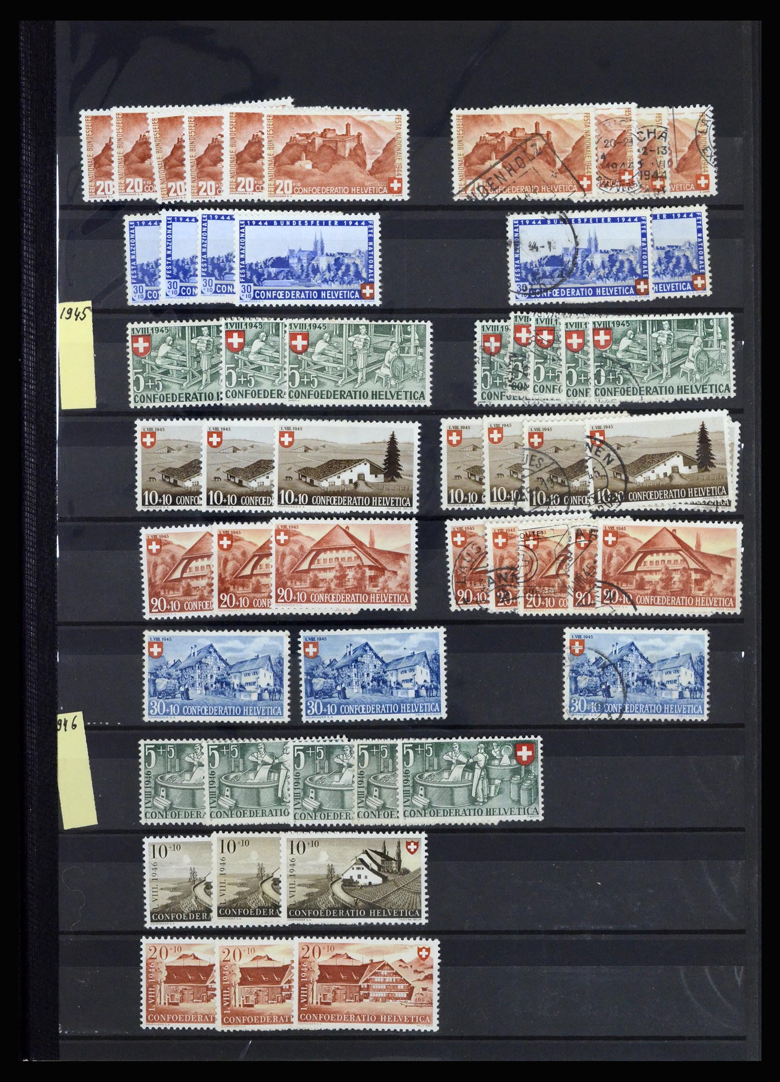 37061 035 - Postzegelverzameling 37061 Zwitserland 1913-2000.