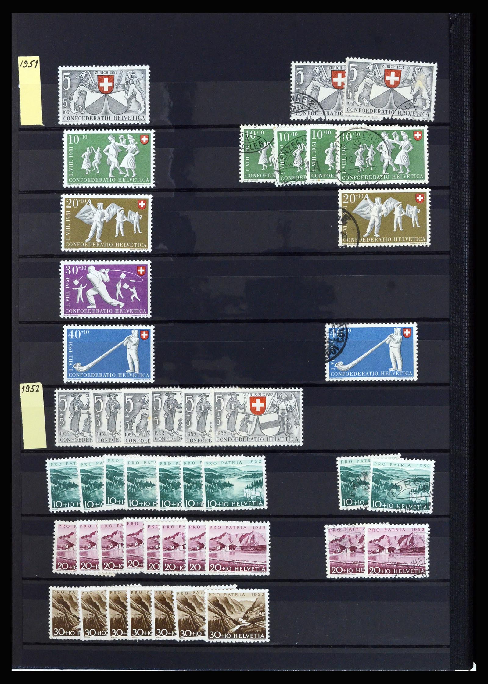 37061 038 - Postzegelverzameling 37061 Zwitserland 1913-2000.