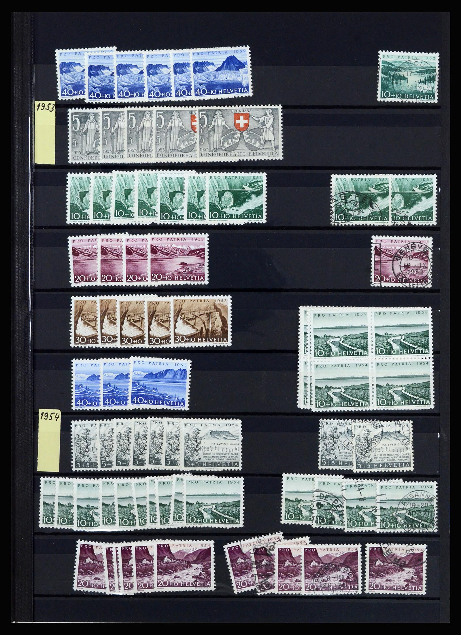 37061 039 - Postzegelverzameling 37061 Zwitserland 1913-2000.