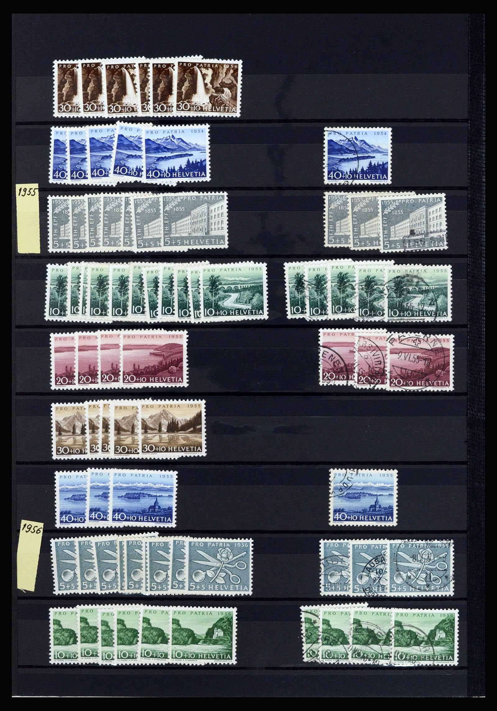 37061 040 - Postzegelverzameling 37061 Zwitserland 1913-2000.