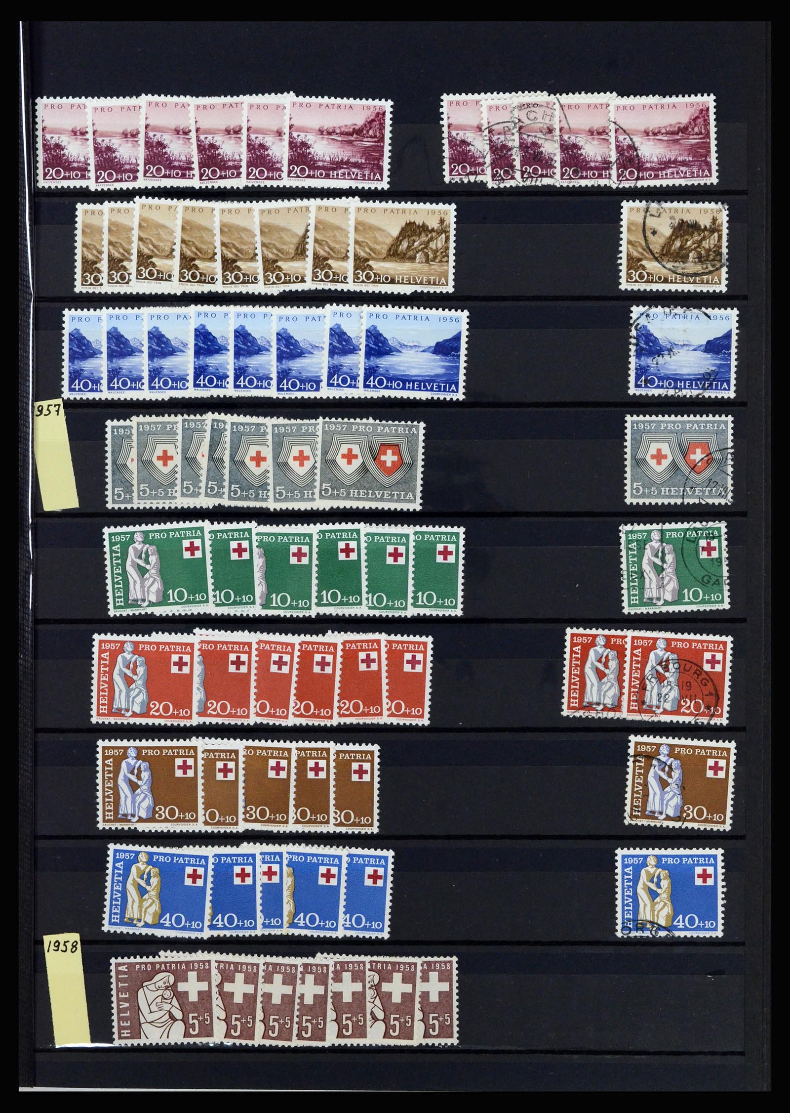 37061 041 - Postzegelverzameling 37061 Zwitserland 1913-2000.