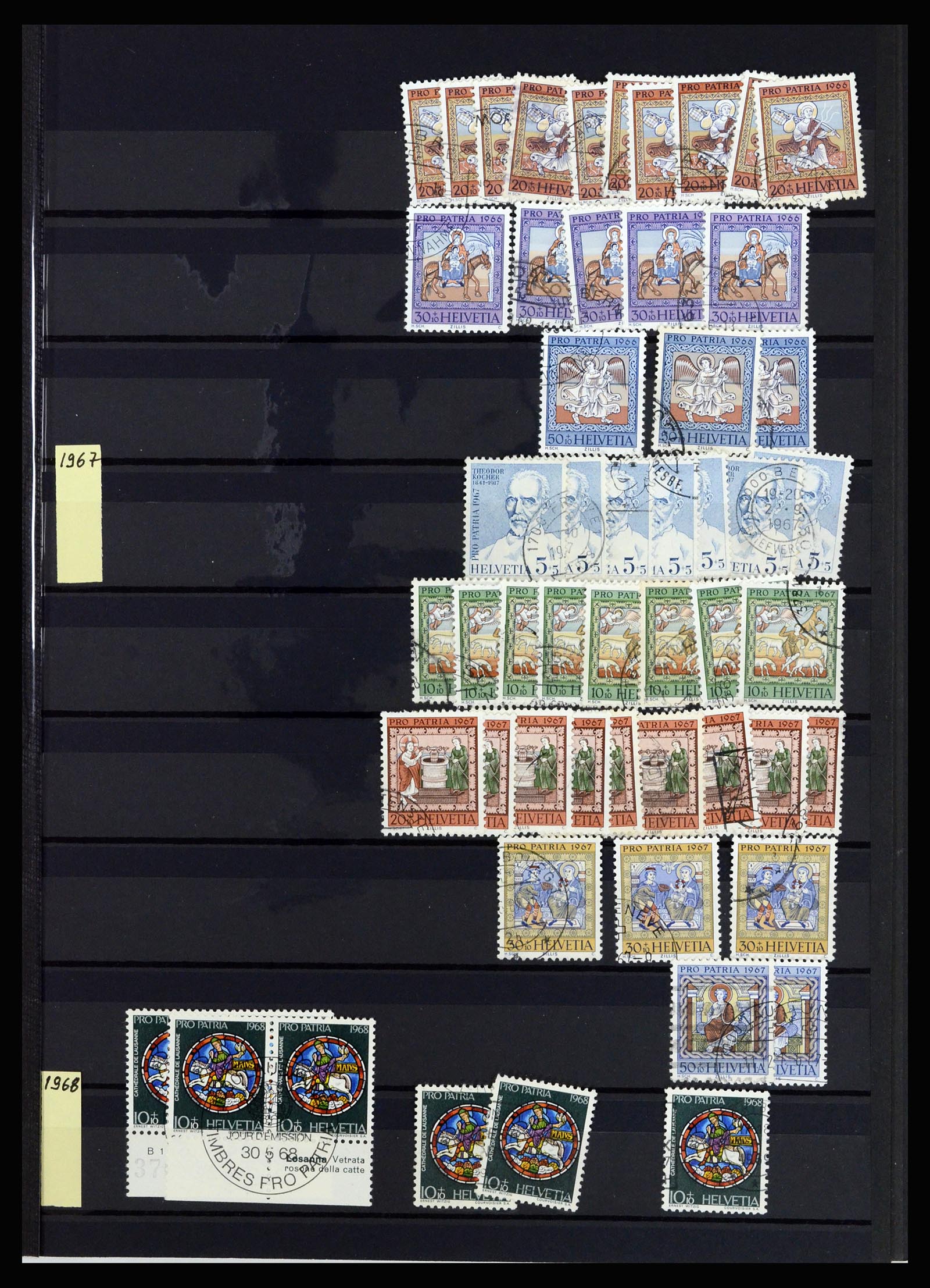 37061 047 - Postzegelverzameling 37061 Zwitserland 1913-2000.