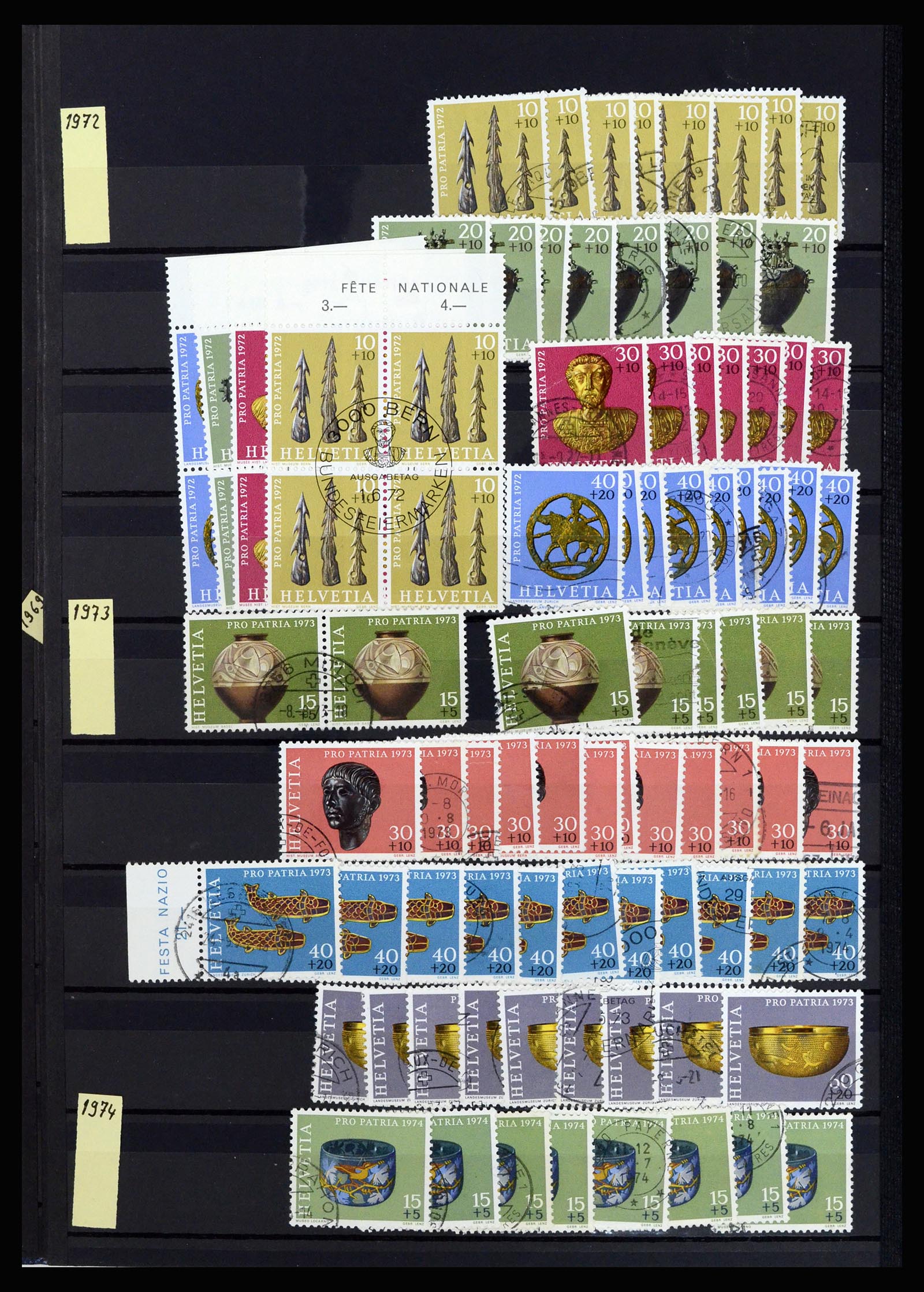 37061 050 - Postzegelverzameling 37061 Zwitserland 1913-2000.