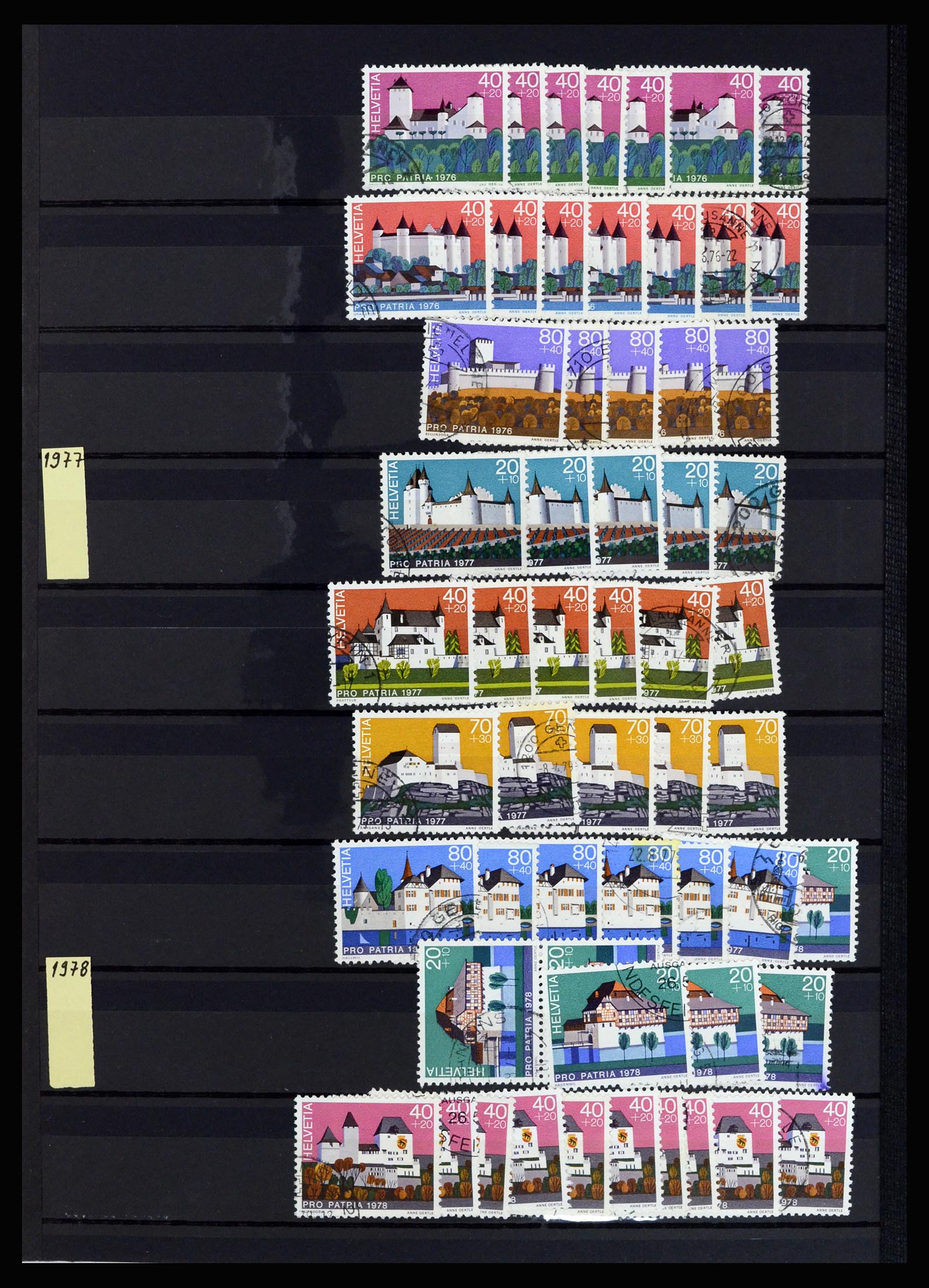 37061 052 - Postzegelverzameling 37061 Zwitserland 1913-2000.