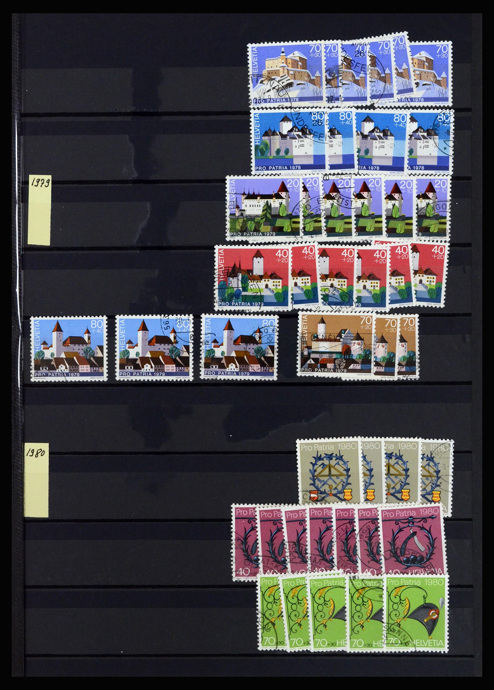 37061 053 - Postzegelverzameling 37061 Zwitserland 1913-2000.