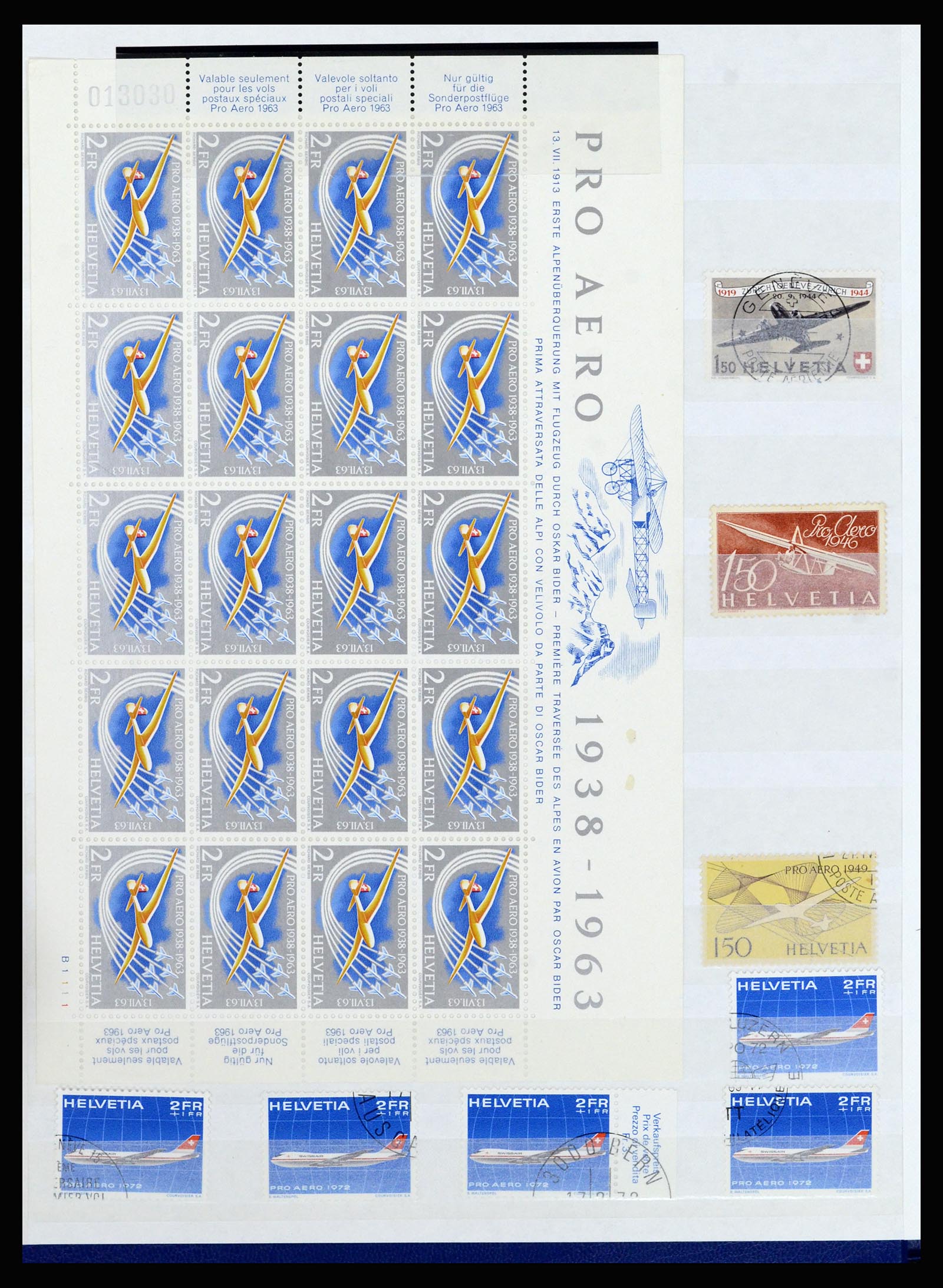 37061 067 - Postzegelverzameling 37061 Zwitserland 1913-2000.