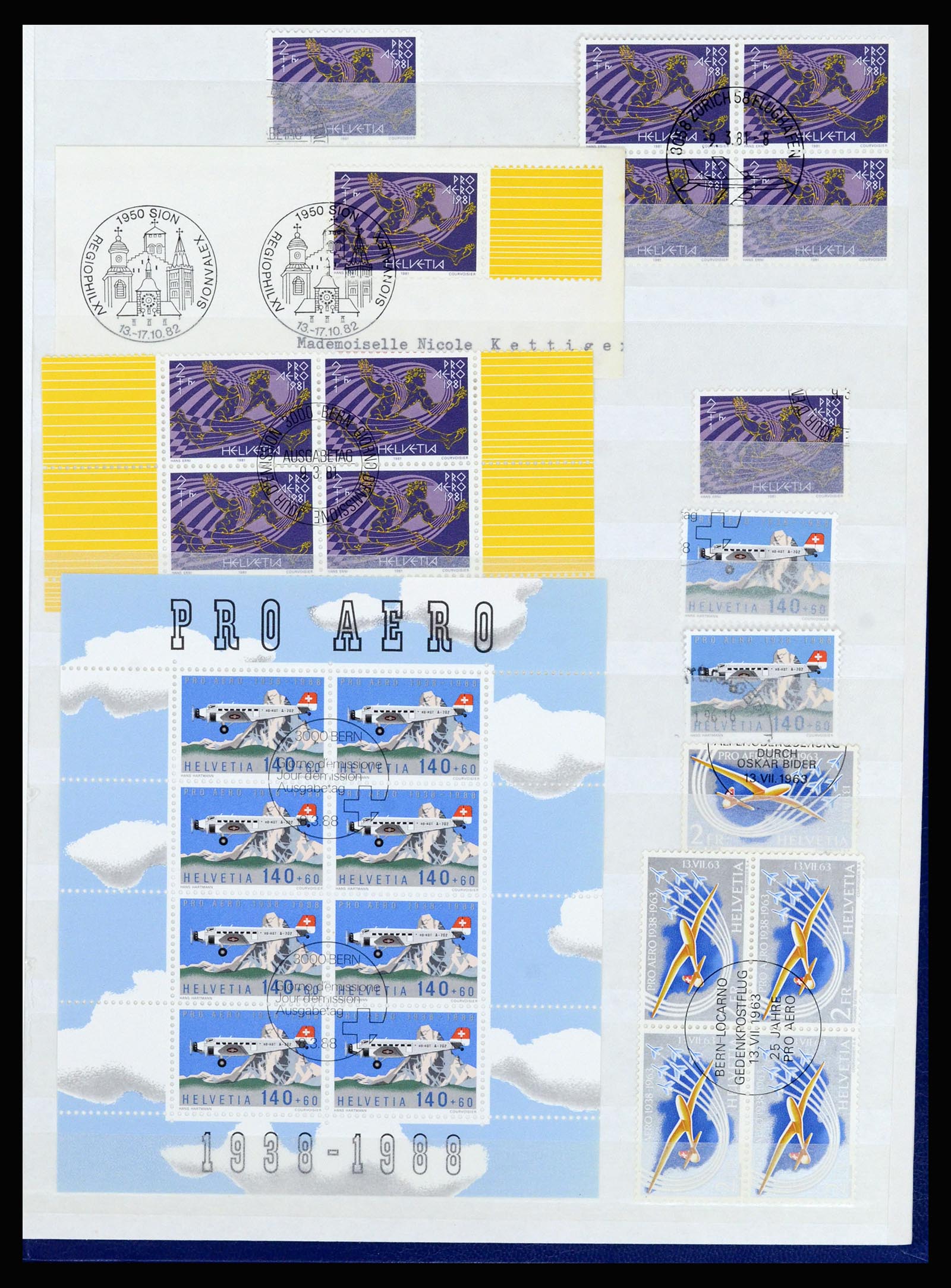 37061 068 - Stamp collection 37061 Switzerland 1913-2000.