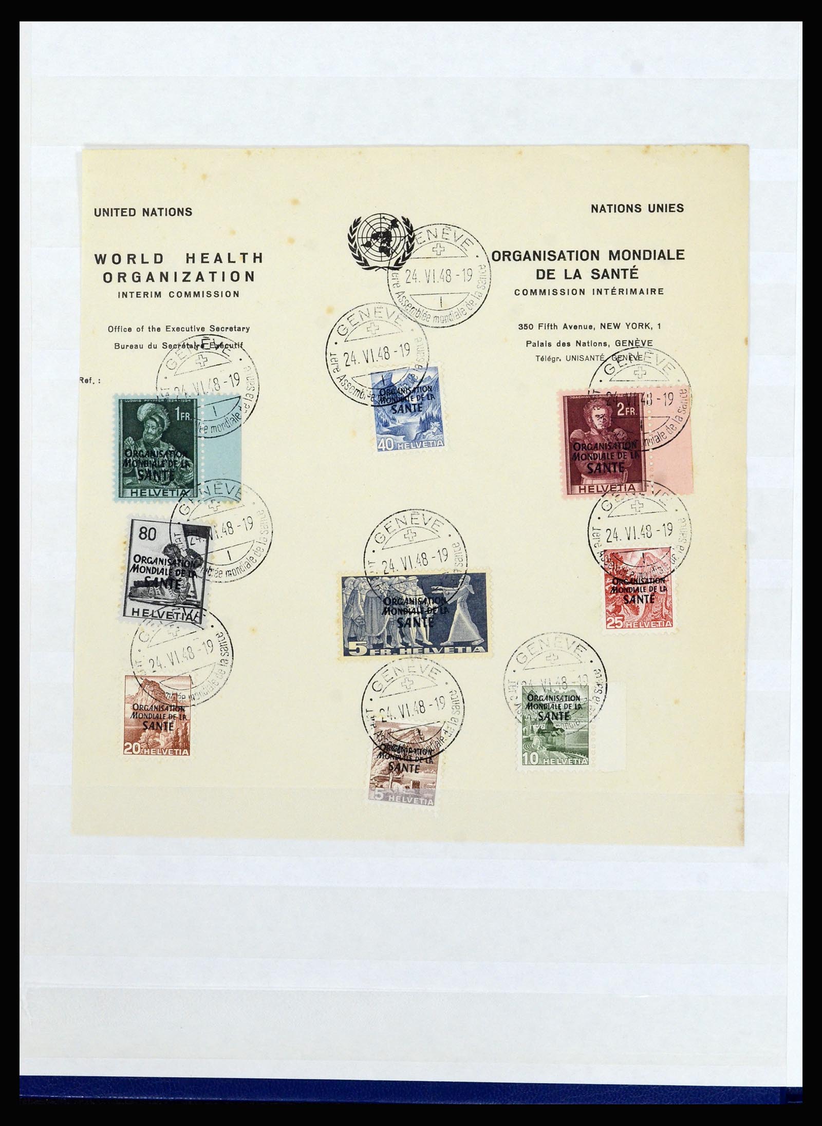 37061 069 - Postzegelverzameling 37061 Zwitserland 1913-2000.