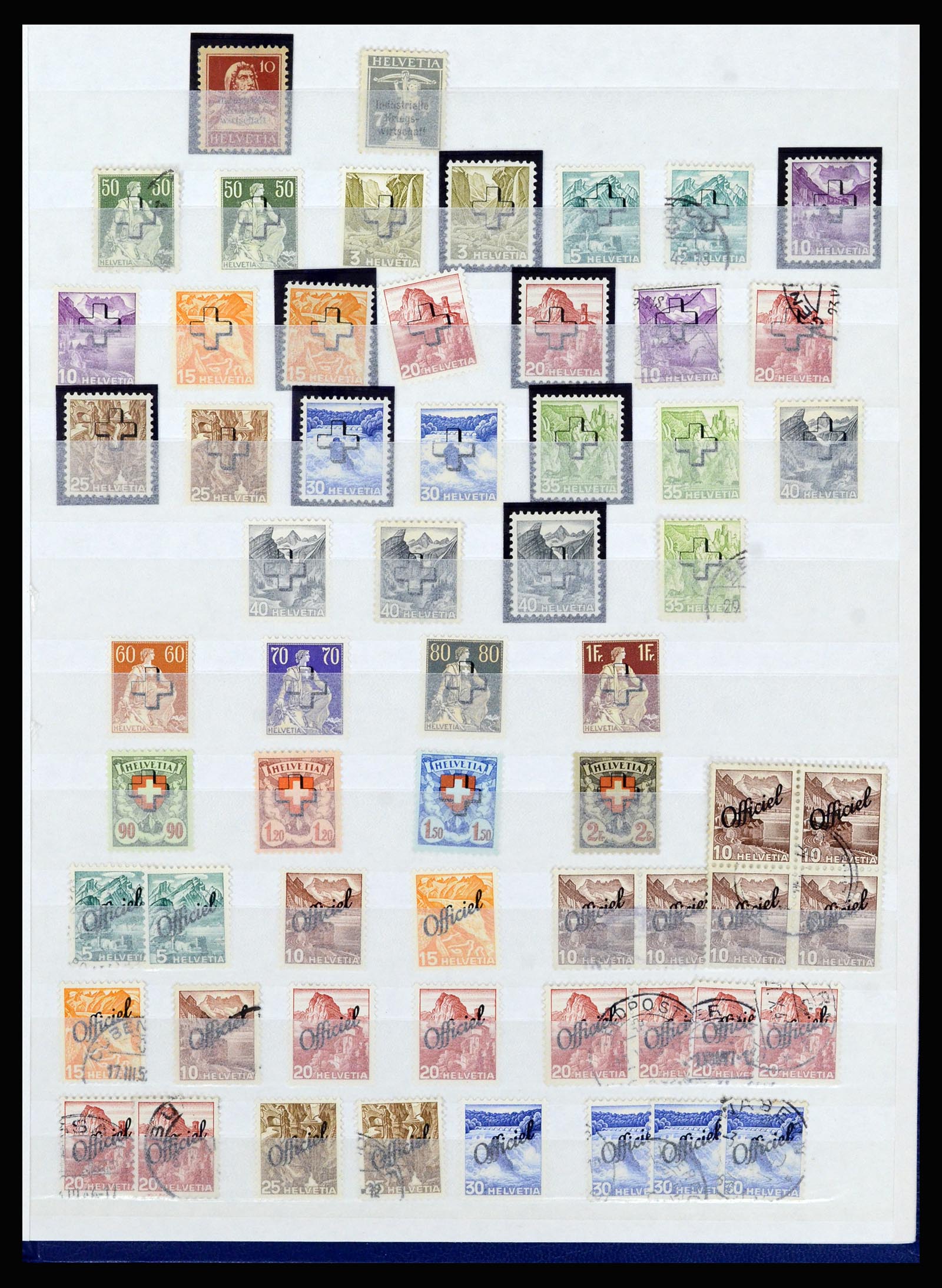 37061 070 - Postzegelverzameling 37061 Zwitserland 1913-2000.
