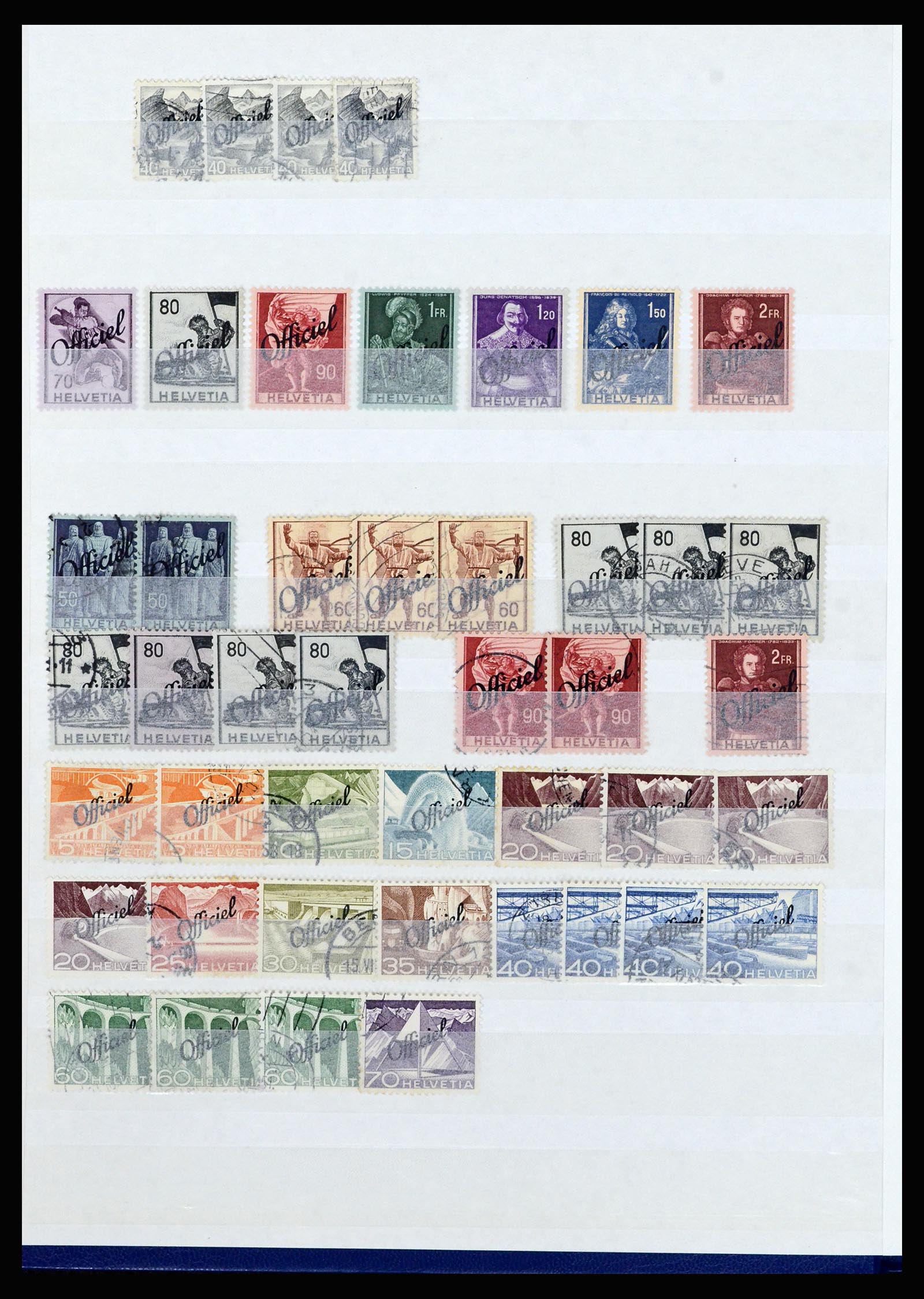 37061 071 - Postzegelverzameling 37061 Zwitserland 1913-2000.