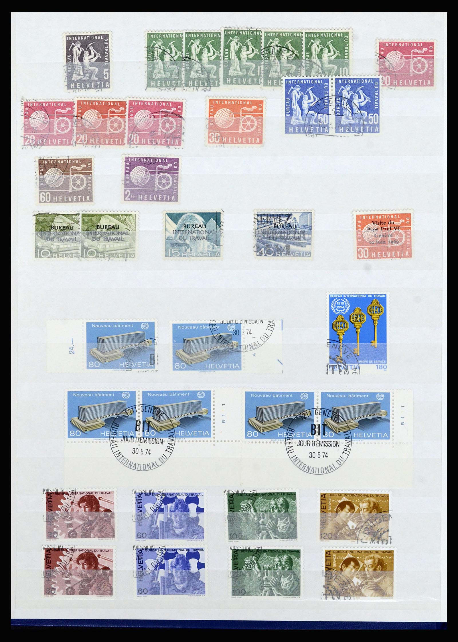 37061 075 - Postzegelverzameling 37061 Zwitserland 1913-2000.