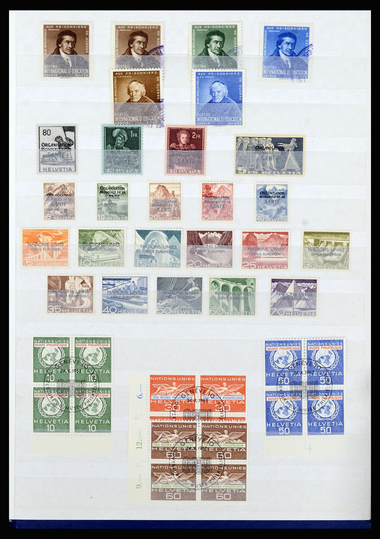 37061 076 - Postzegelverzameling 37061 Zwitserland 1913-2000.