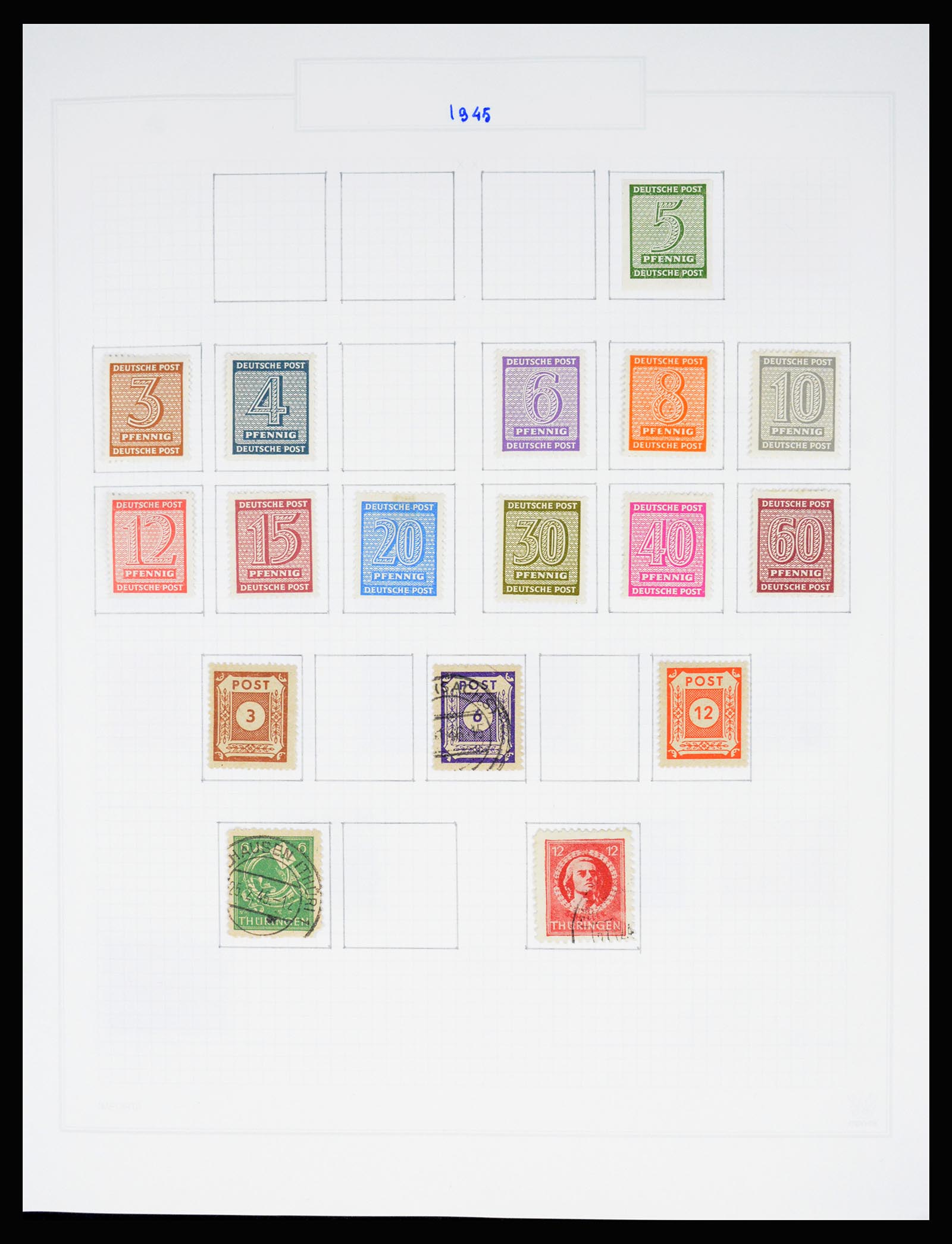 37062 001 - Stamp collection 37062 GDR 1949-1990.
