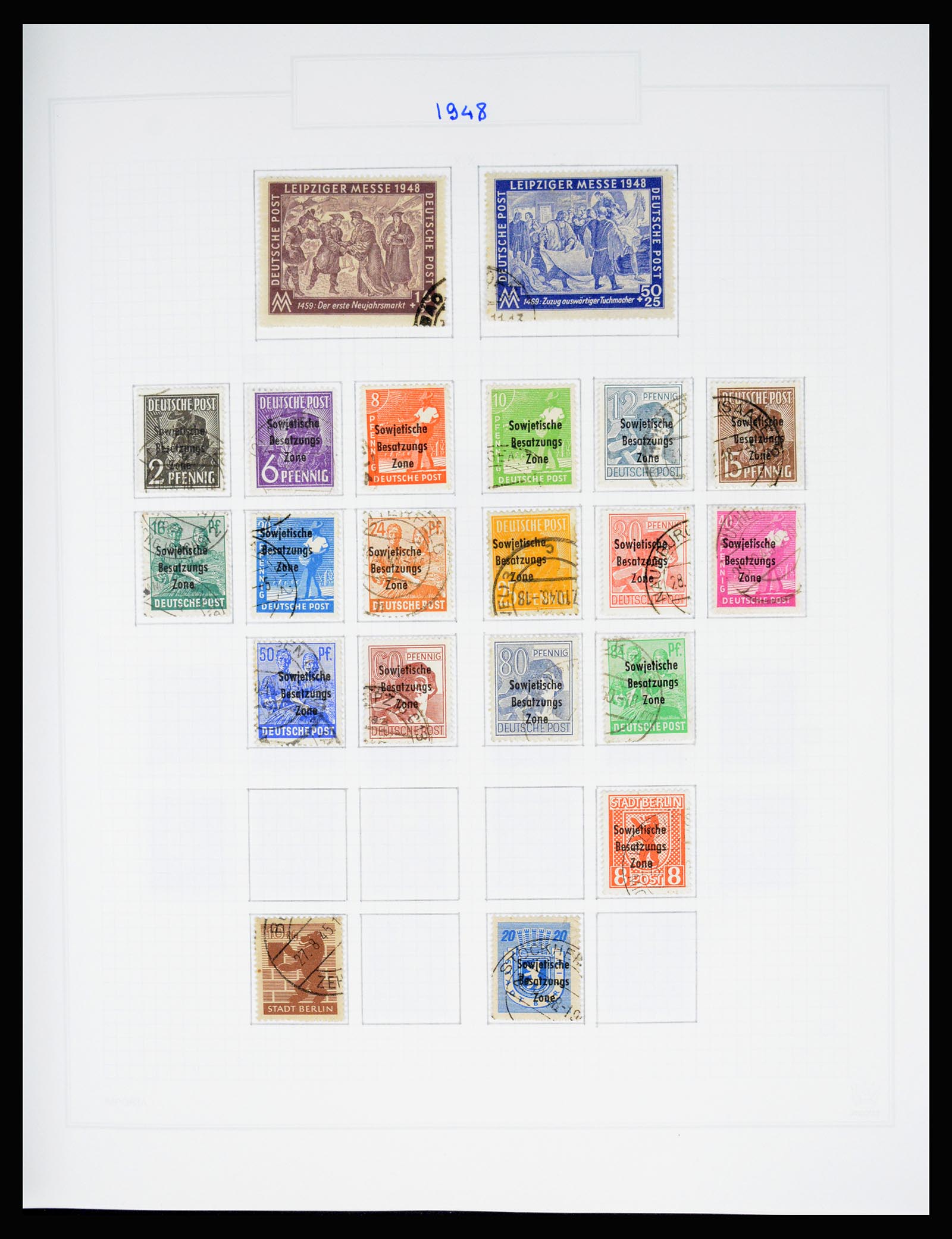 37062 009 - Stamp collection 37062 GDR 1949-1990.