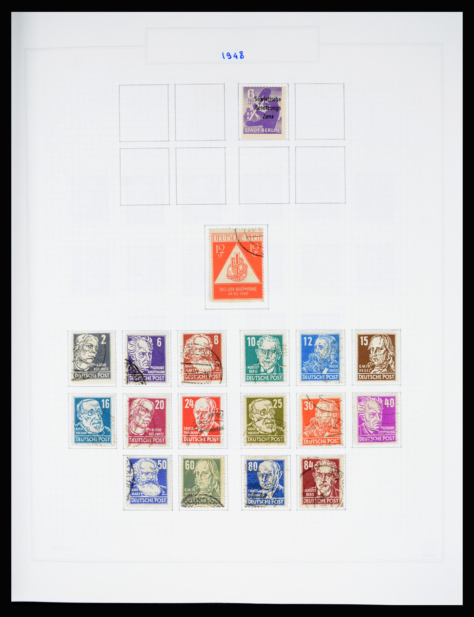 37062 010 - Stamp collection 37062 GDR 1949-1990.