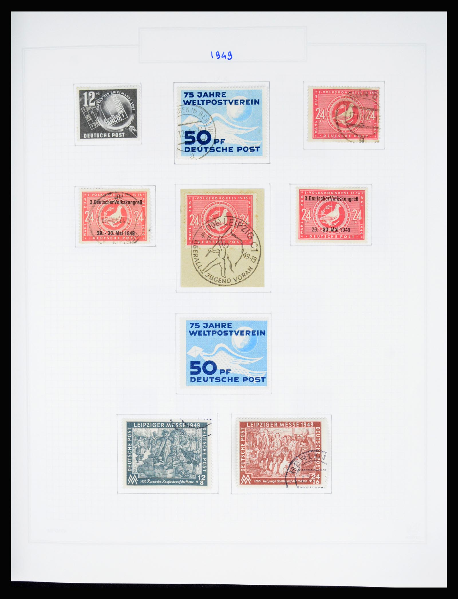 37062 013 - Stamp collection 37062 GDR 1949-1990.