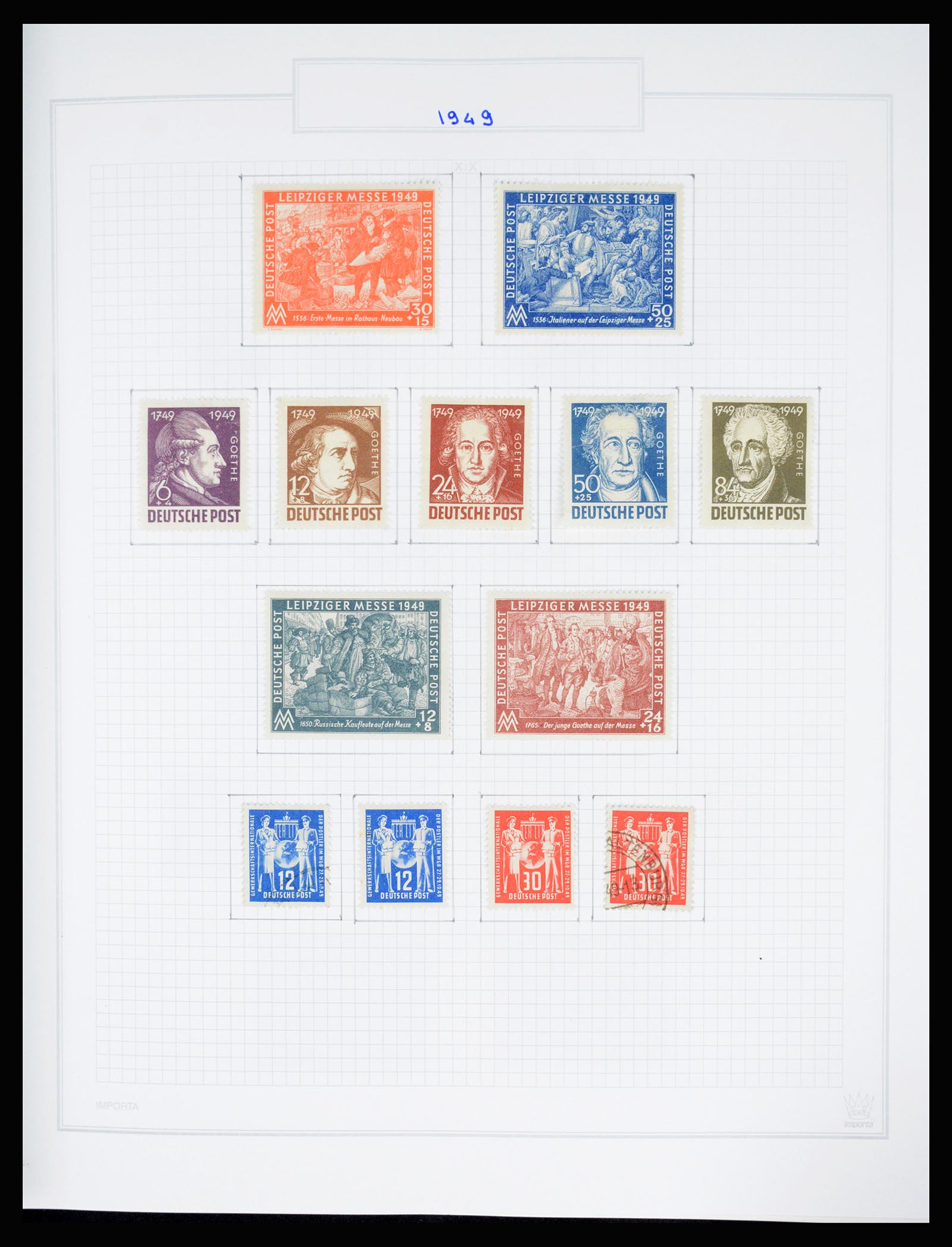 37062 014 - Stamp collection 37062 GDR 1949-1990.