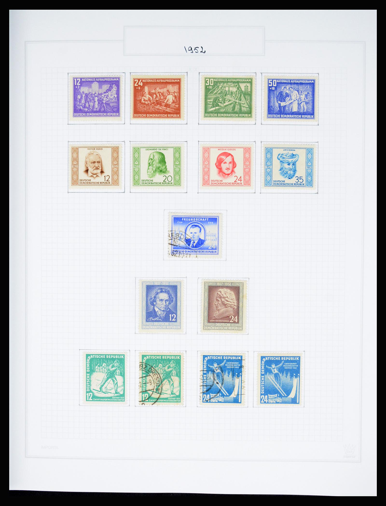 37062 024 - Stamp collection 37062 GDR 1949-1990.