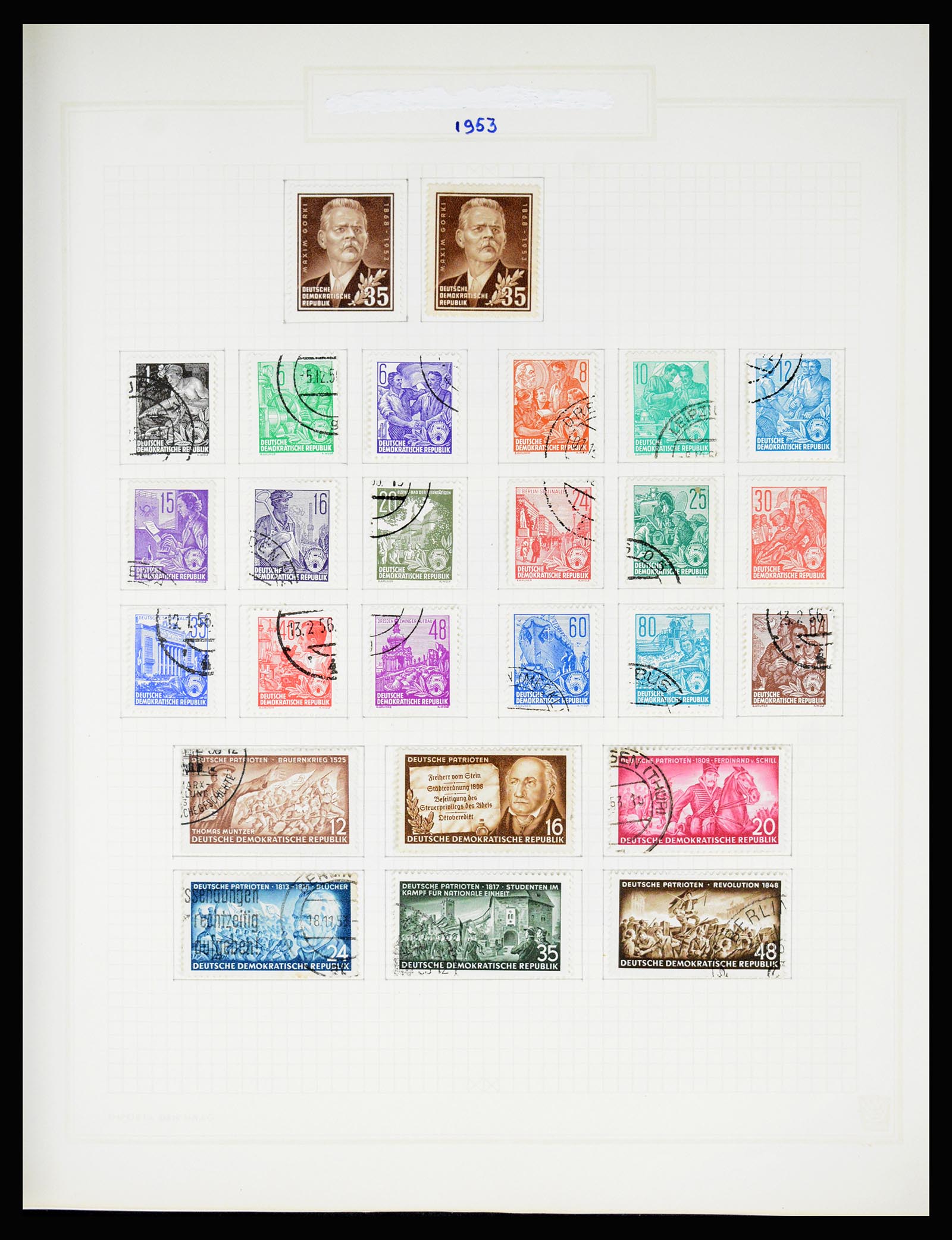 37062 027 - Stamp collection 37062 GDR 1949-1990.