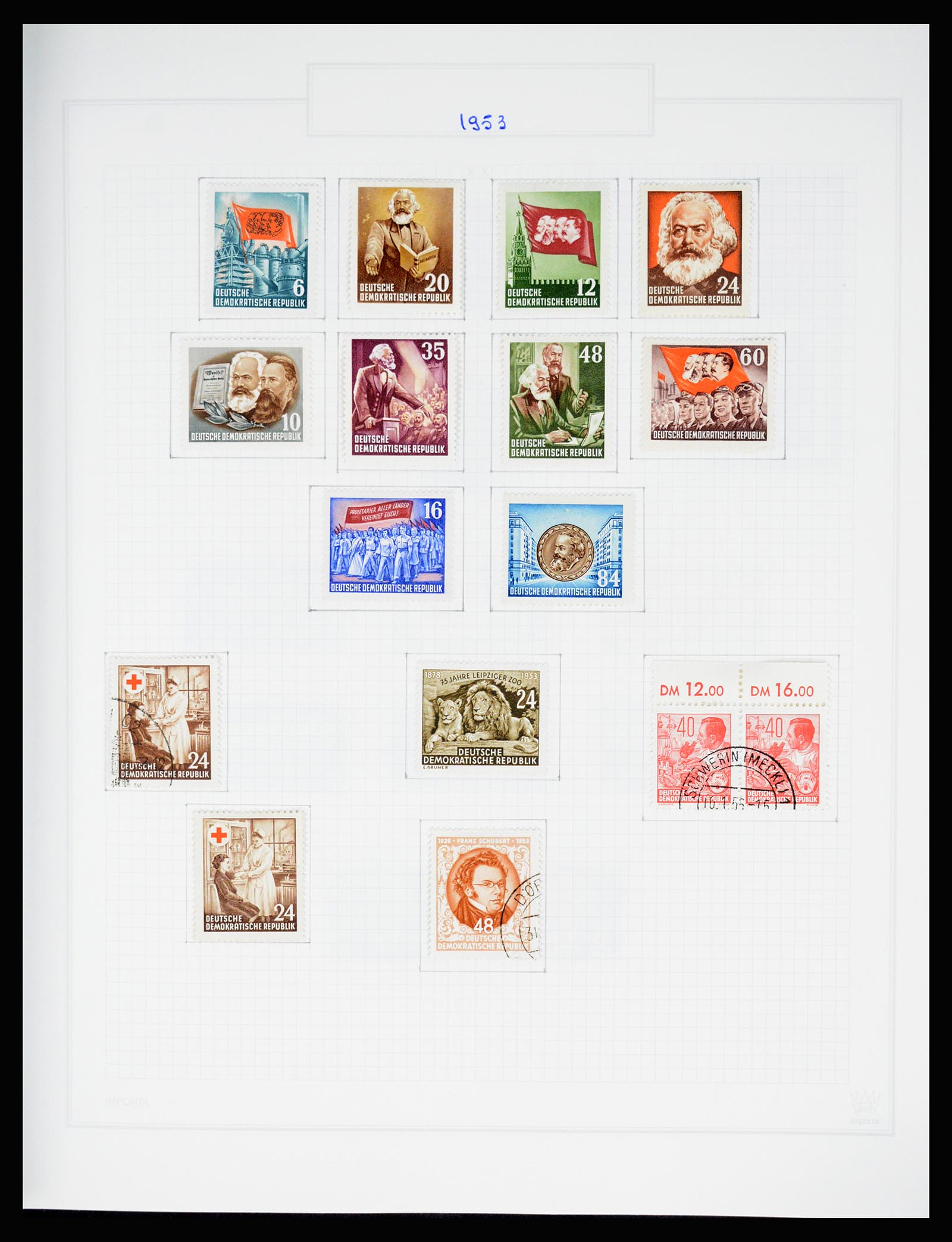 37062 031 - Stamp collection 37062 GDR 1949-1990.
