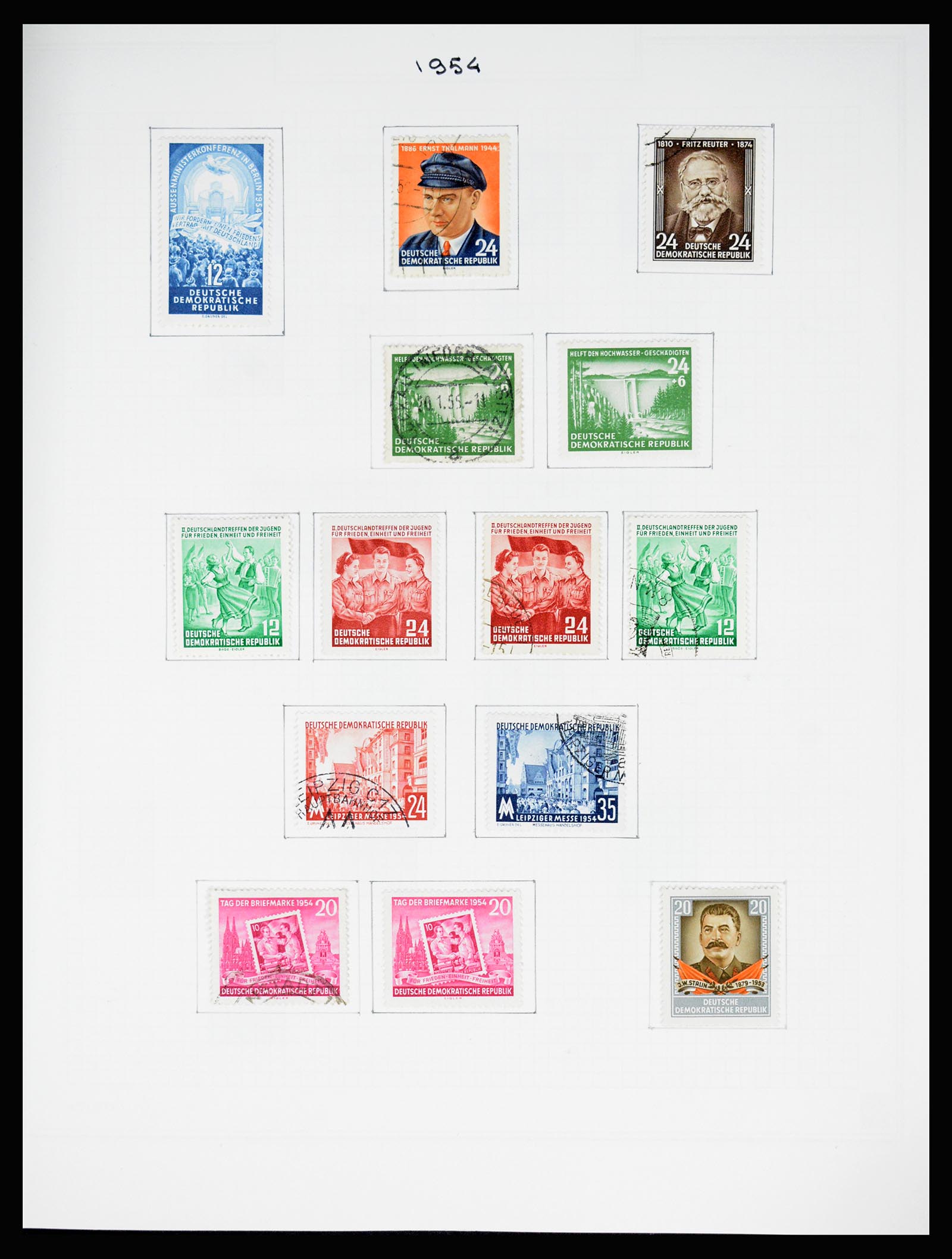 37062 035 - Stamp collection 37062 GDR 1949-1990.