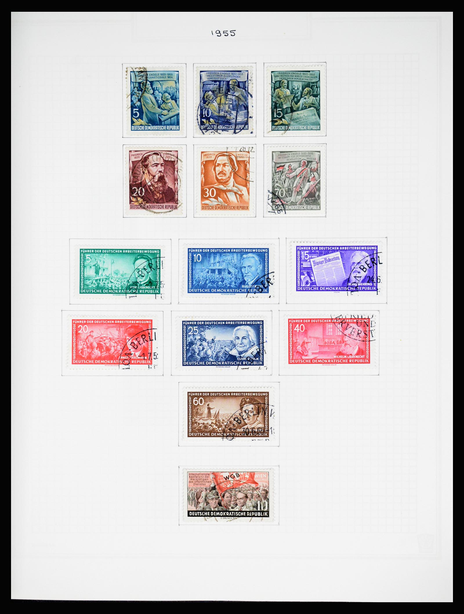 37062 040 - Stamp collection 37062 GDR 1949-1990.