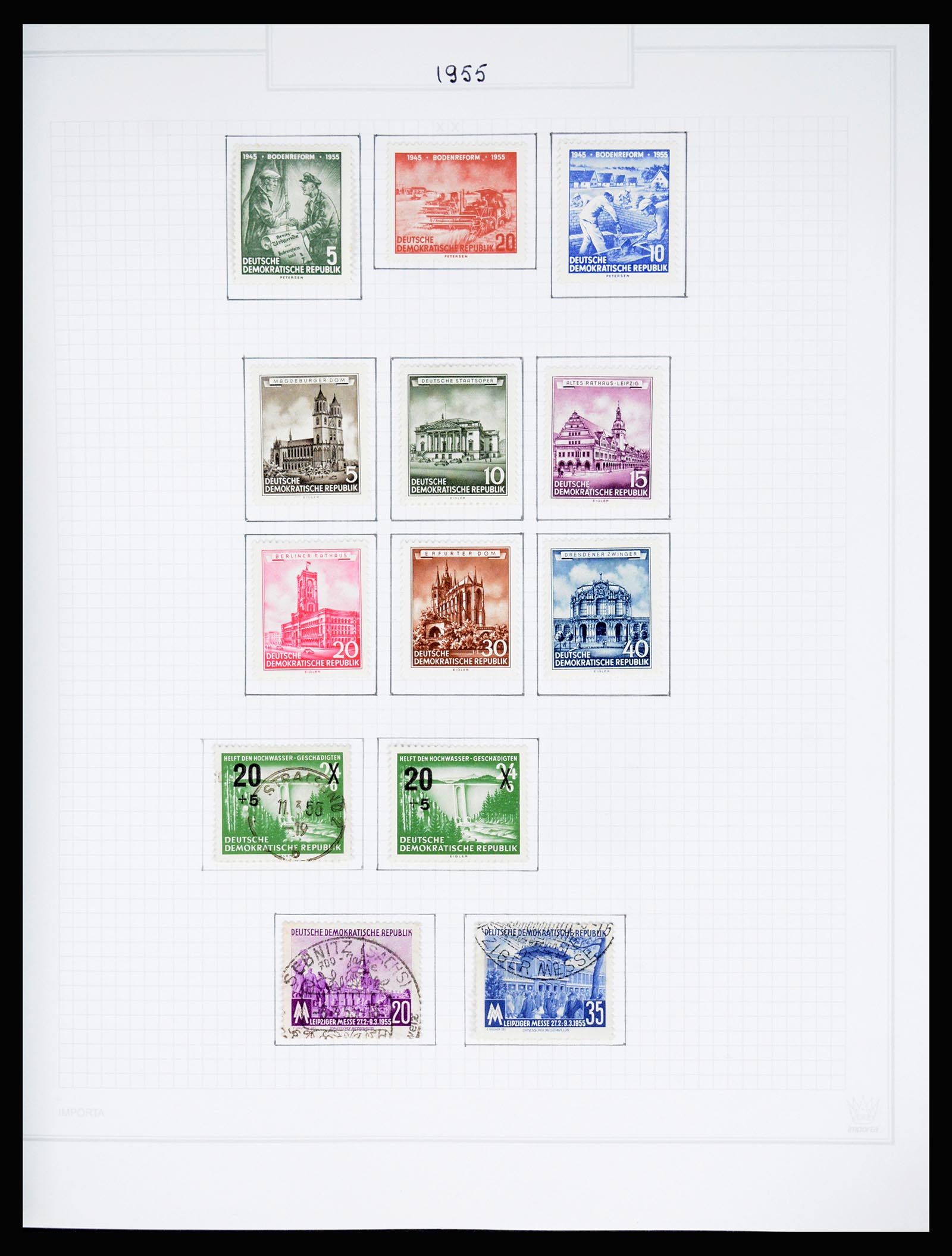 37062 043 - Stamp collection 37062 GDR 1949-1990.