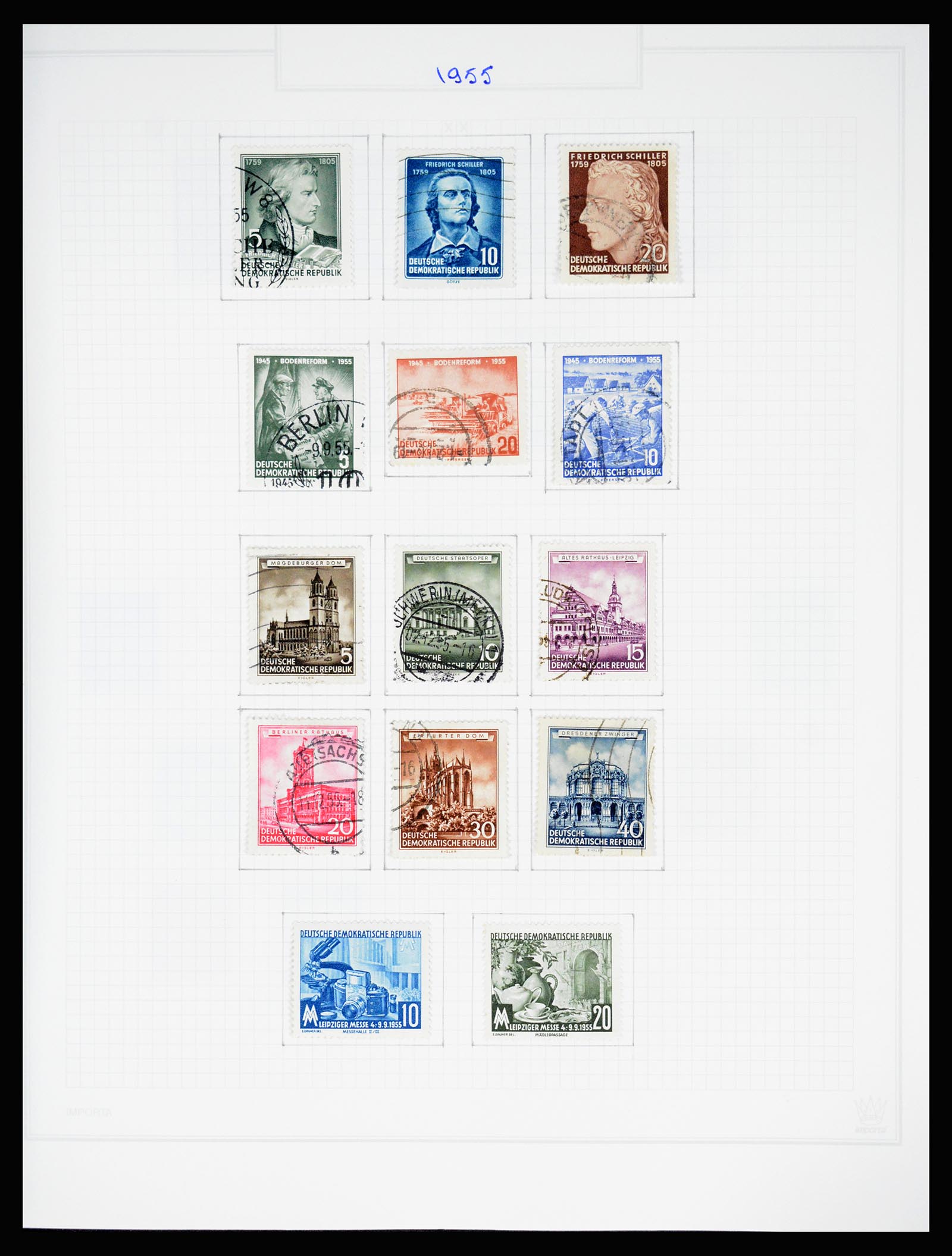 37062 044 - Stamp collection 37062 GDR 1949-1990.