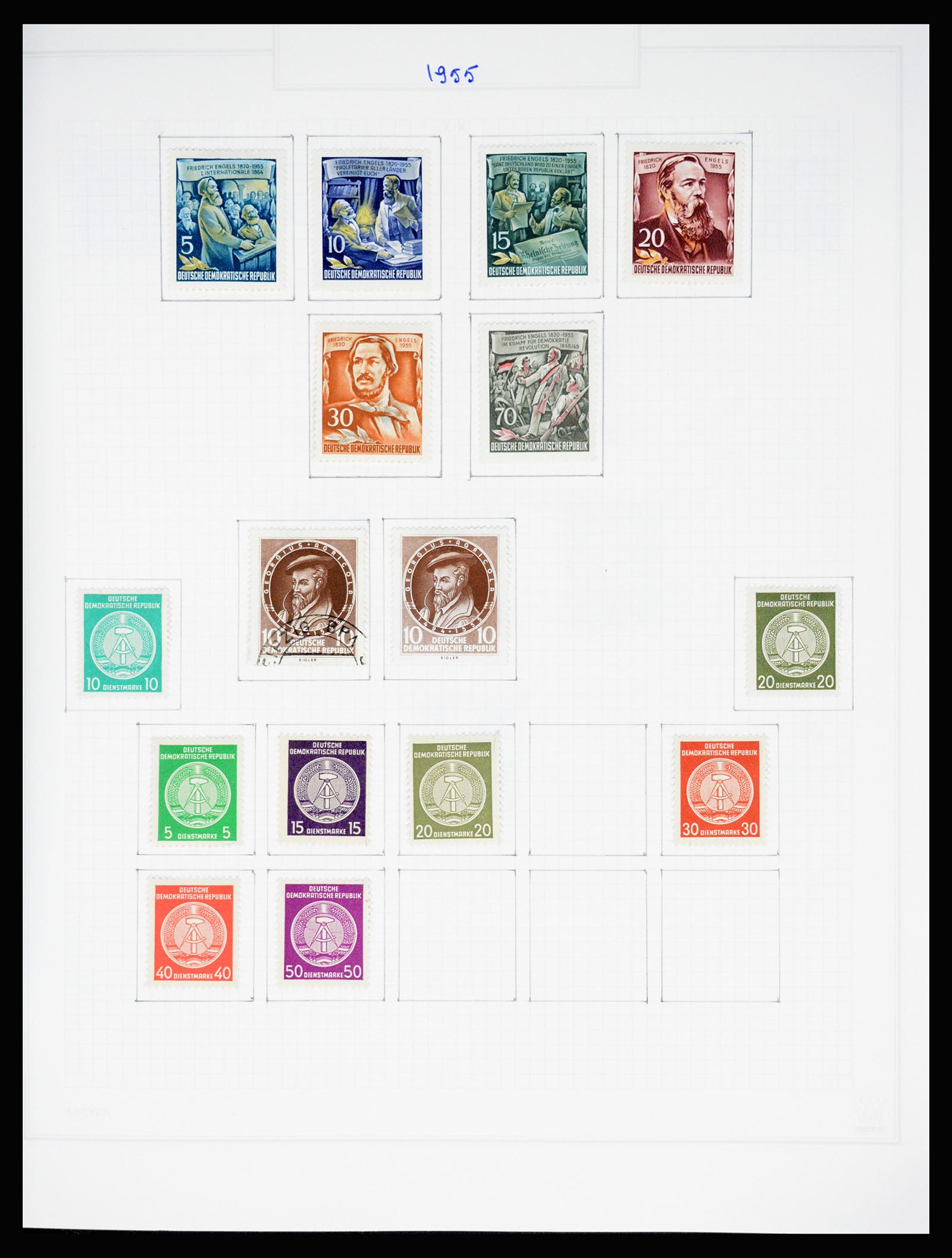 37062 045 - Stamp collection 37062 GDR 1949-1990.