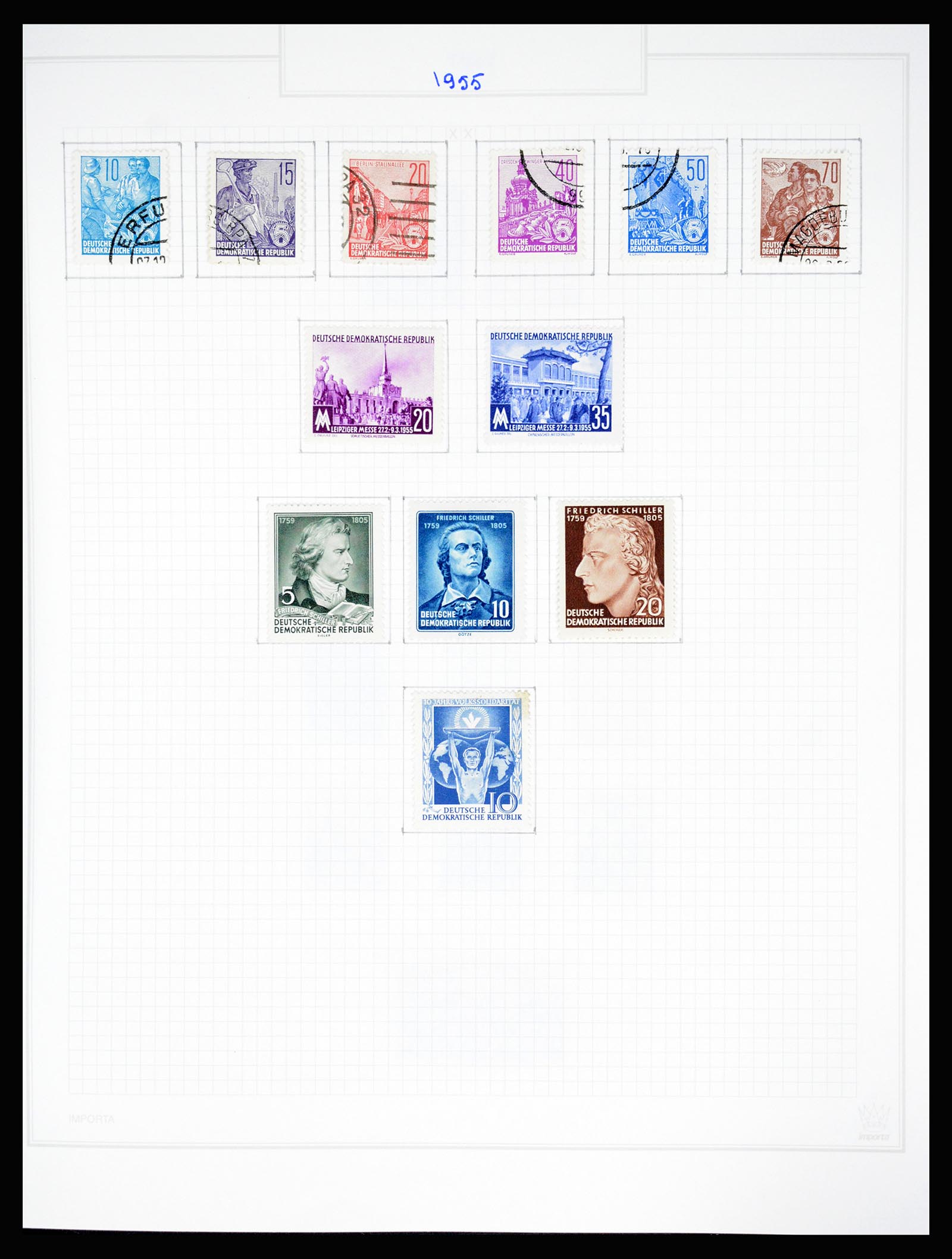37062 046 - Stamp collection 37062 GDR 1949-1990.
