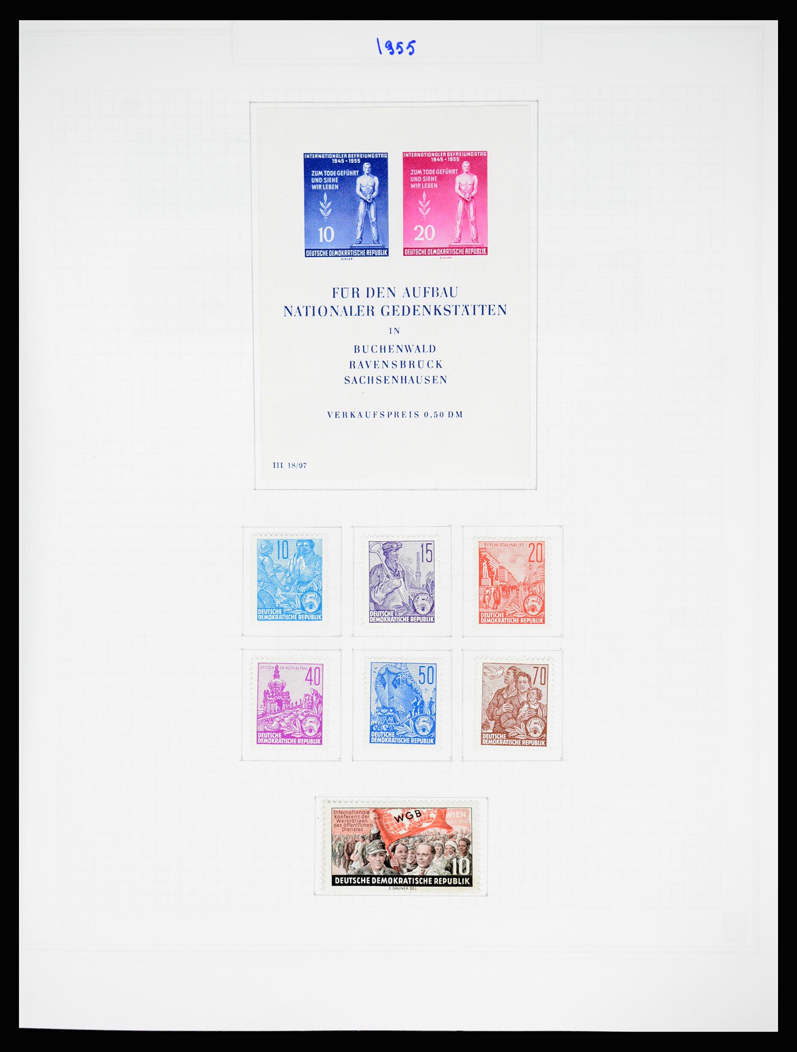 37062 047 - Stamp collection 37062 GDR 1949-1990.