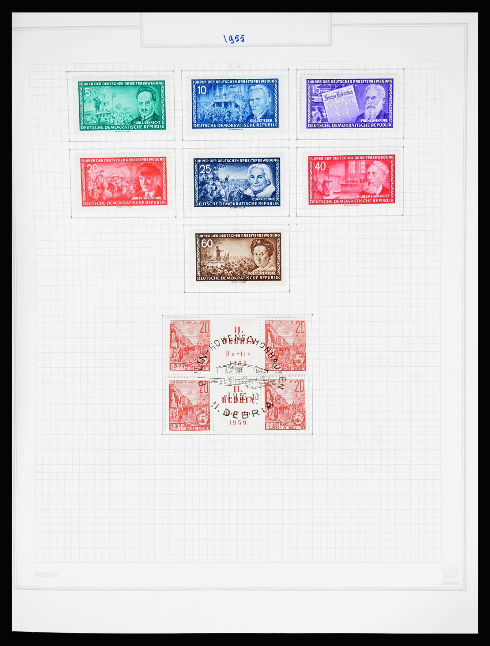 37062 048 - Stamp collection 37062 GDR 1949-1990.
