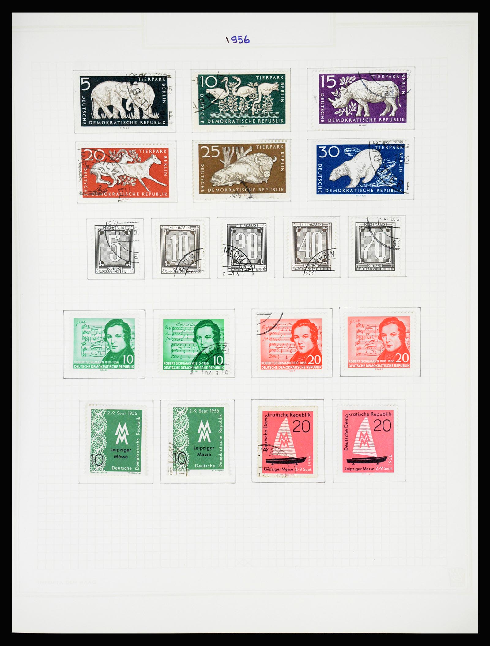 37062 049 - Stamp collection 37062 GDR 1949-1990.