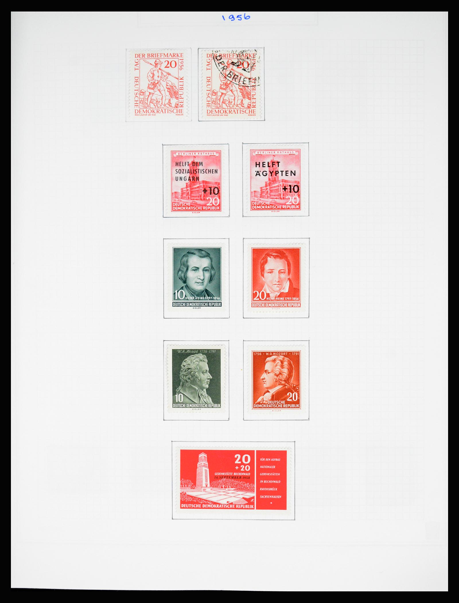 37062 052 - Stamp collection 37062 GDR 1949-1990.