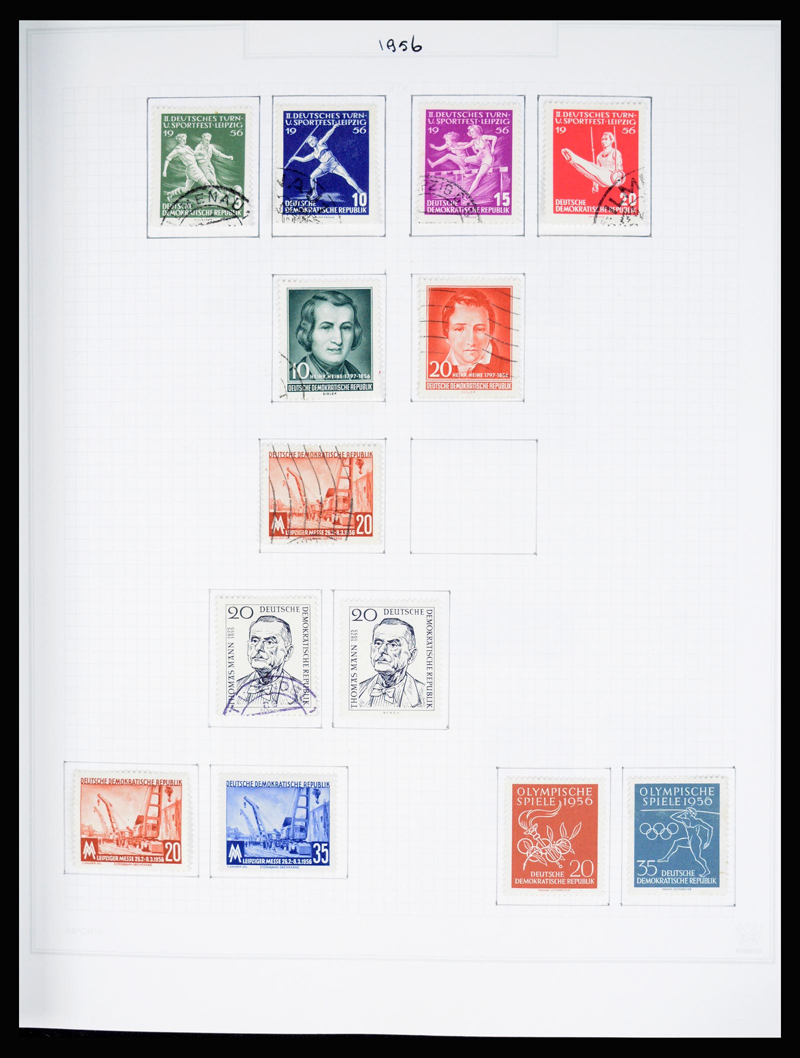 37062 053 - Stamp collection 37062 GDR 1949-1990.
