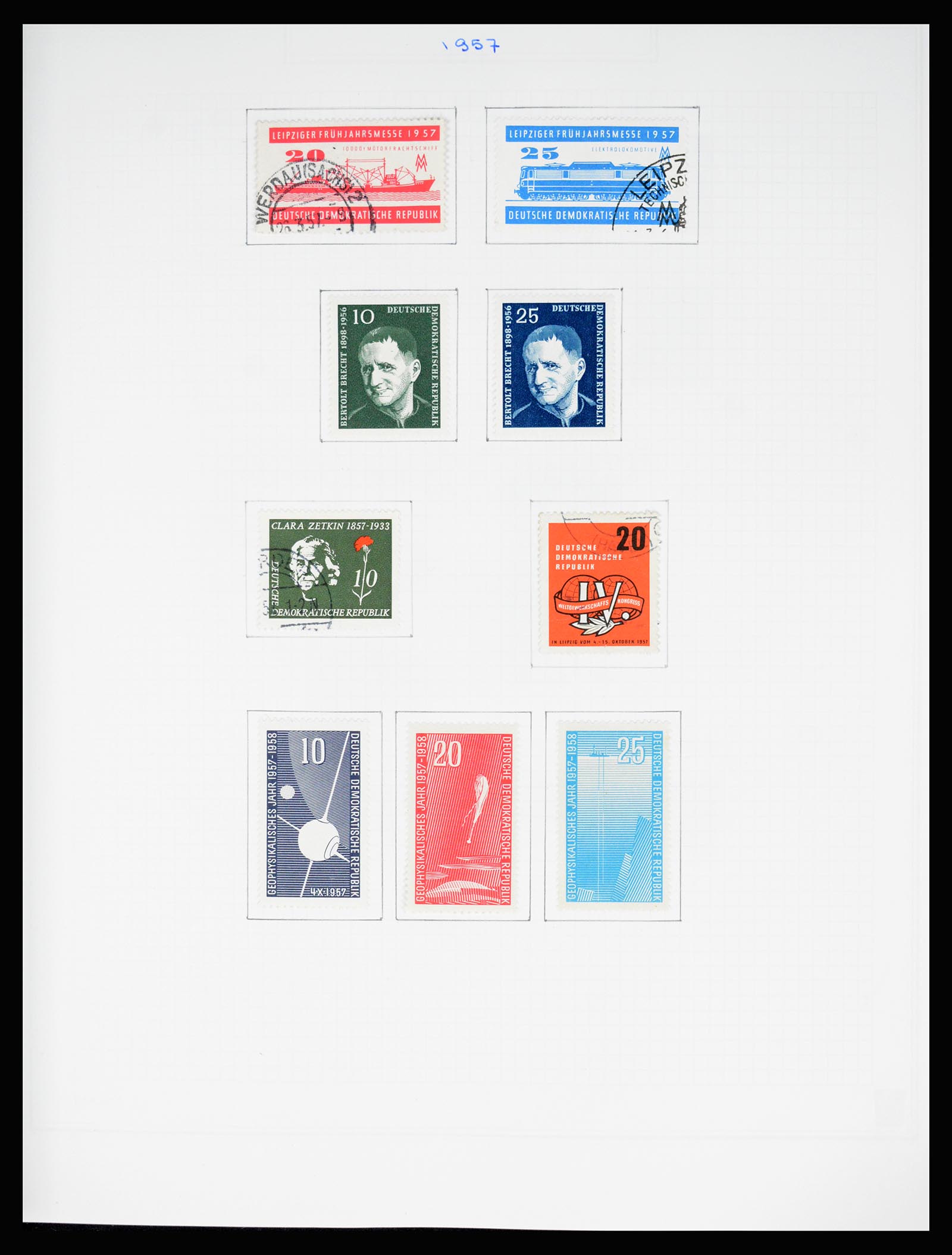 37062 062 - Stamp collection 37062 GDR 1949-1990.
