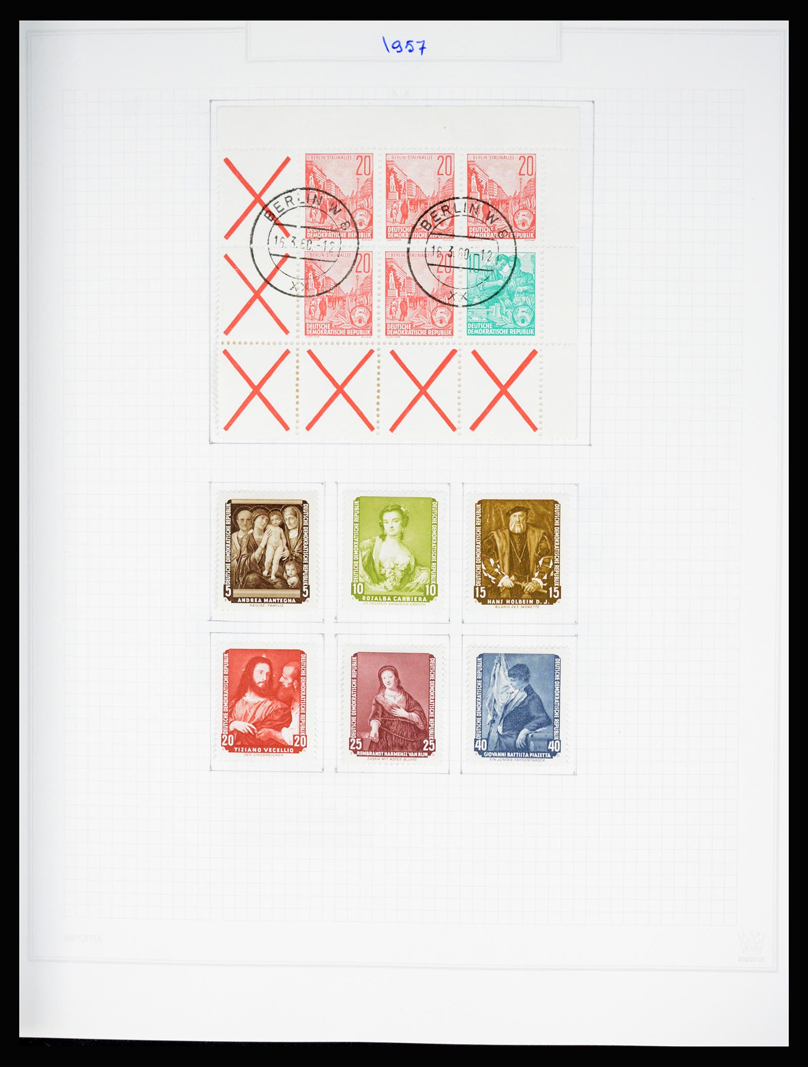 37062 065 - Stamp collection 37062 GDR 1949-1990.