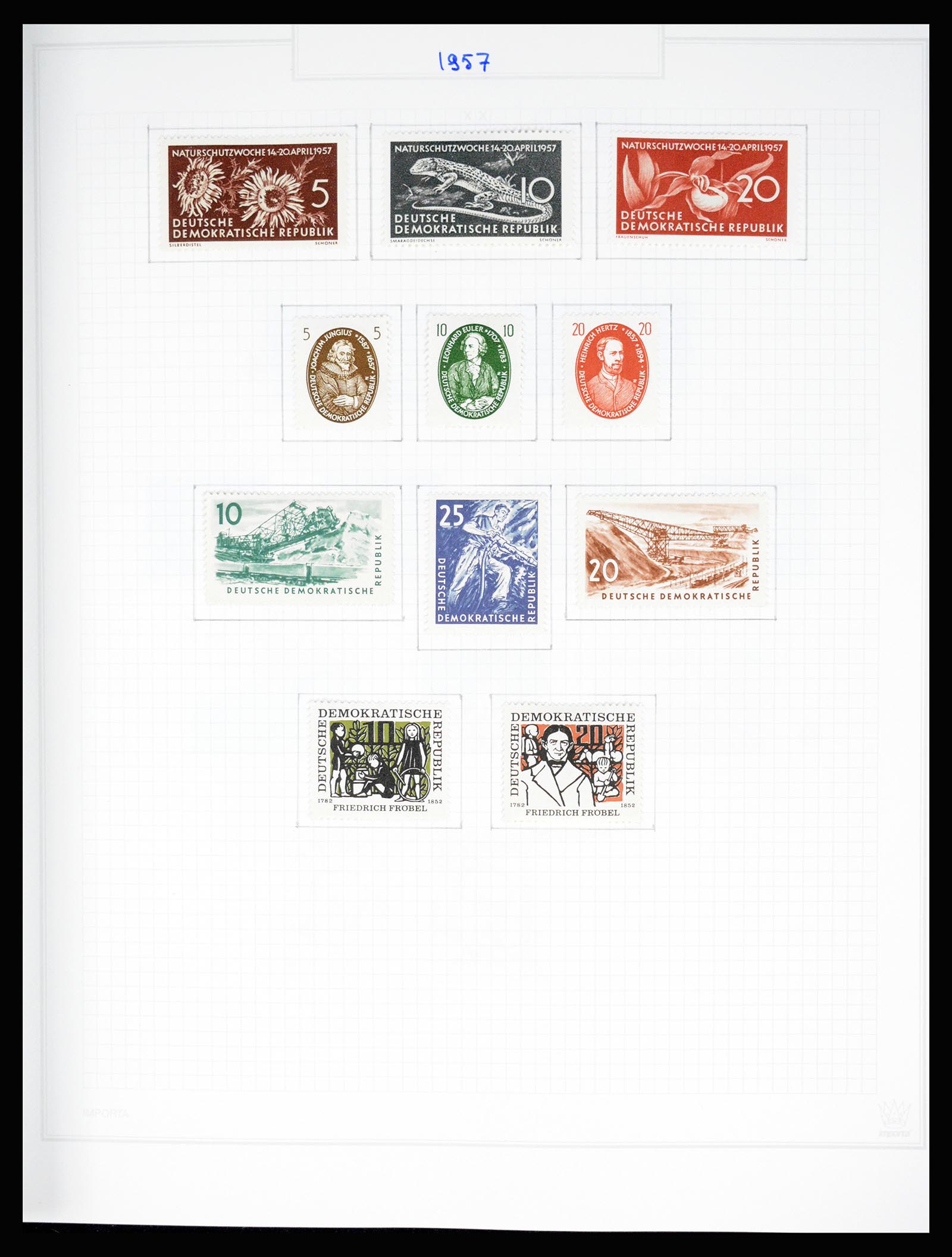 37062 067 - Stamp collection 37062 GDR 1949-1990.
