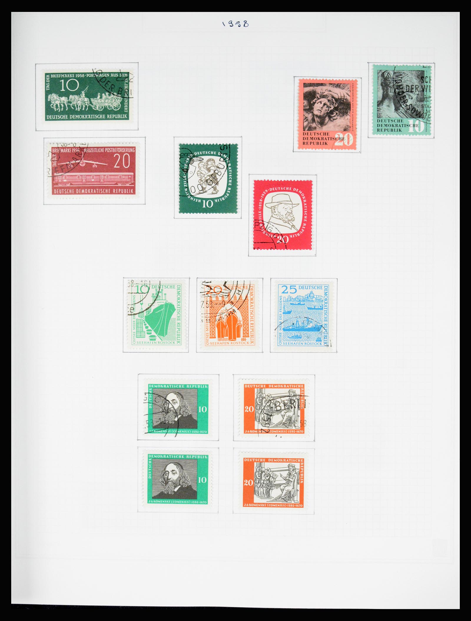 37062 070 - Stamp collection 37062 GDR 1949-1990.