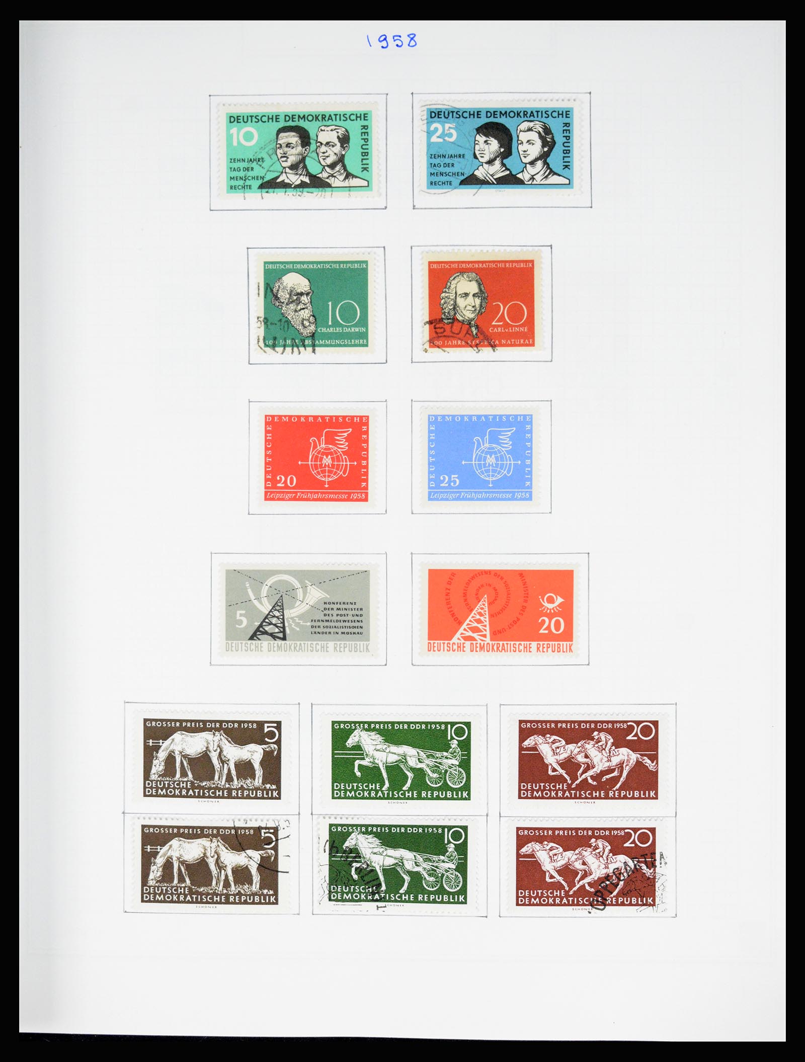 37062 071 - Stamp collection 37062 GDR 1949-1990.