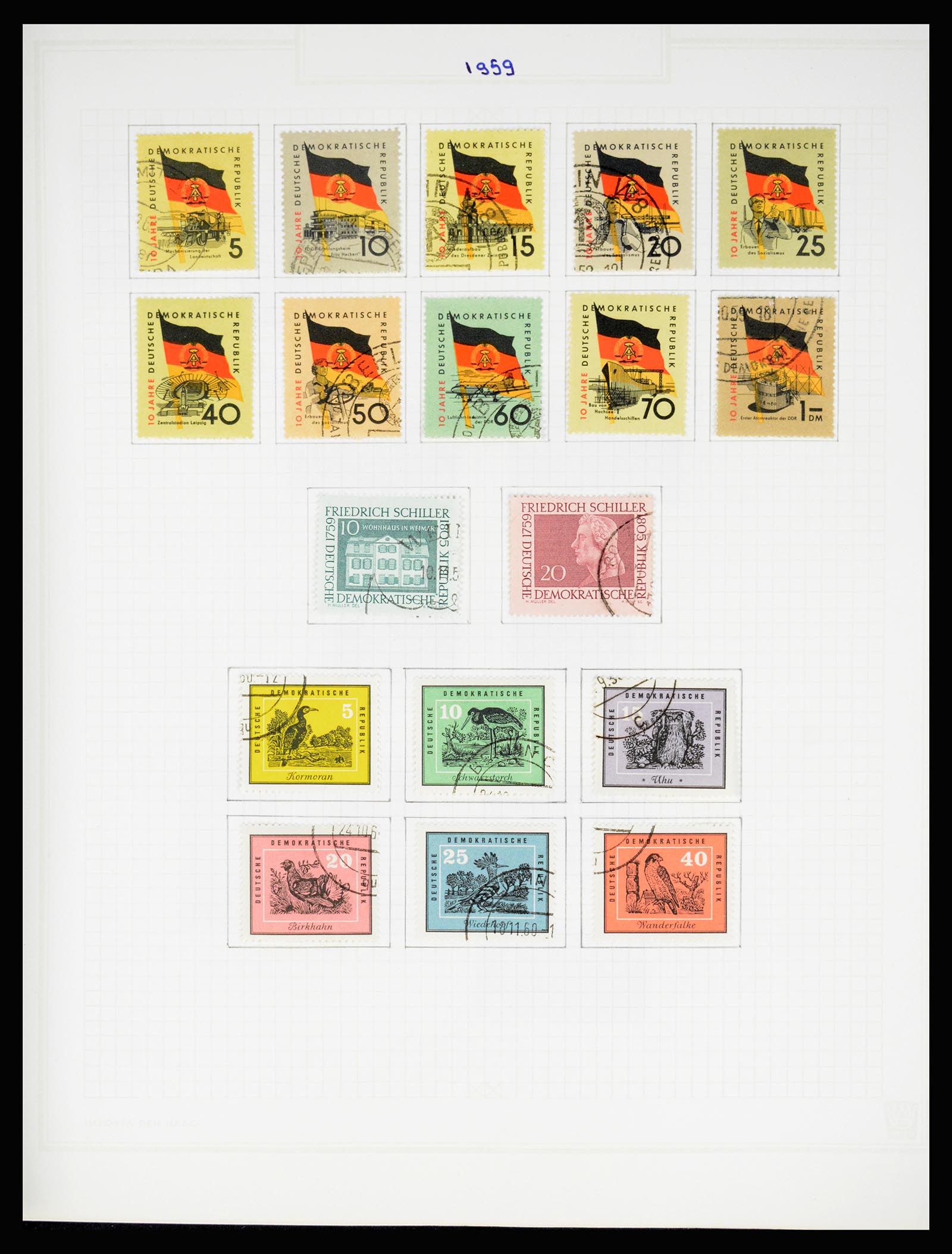 37062 080 - Stamp collection 37062 GDR 1949-1990.