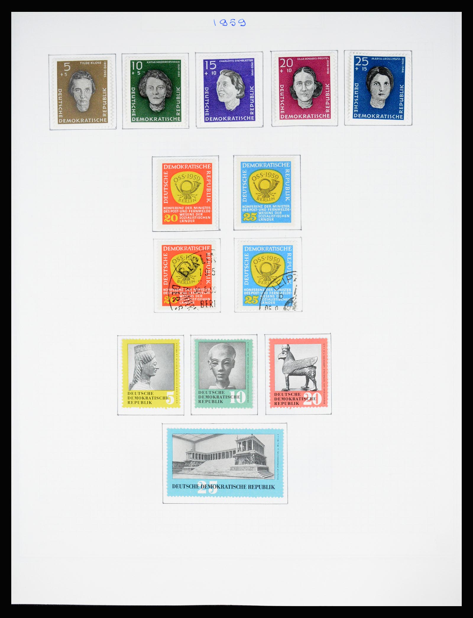 37062 084 - Stamp collection 37062 GDR 1949-1990.
