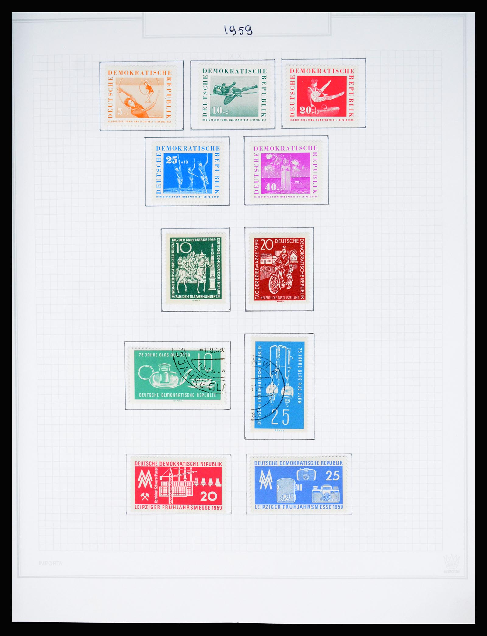 37062 085 - Stamp collection 37062 GDR 1949-1990.