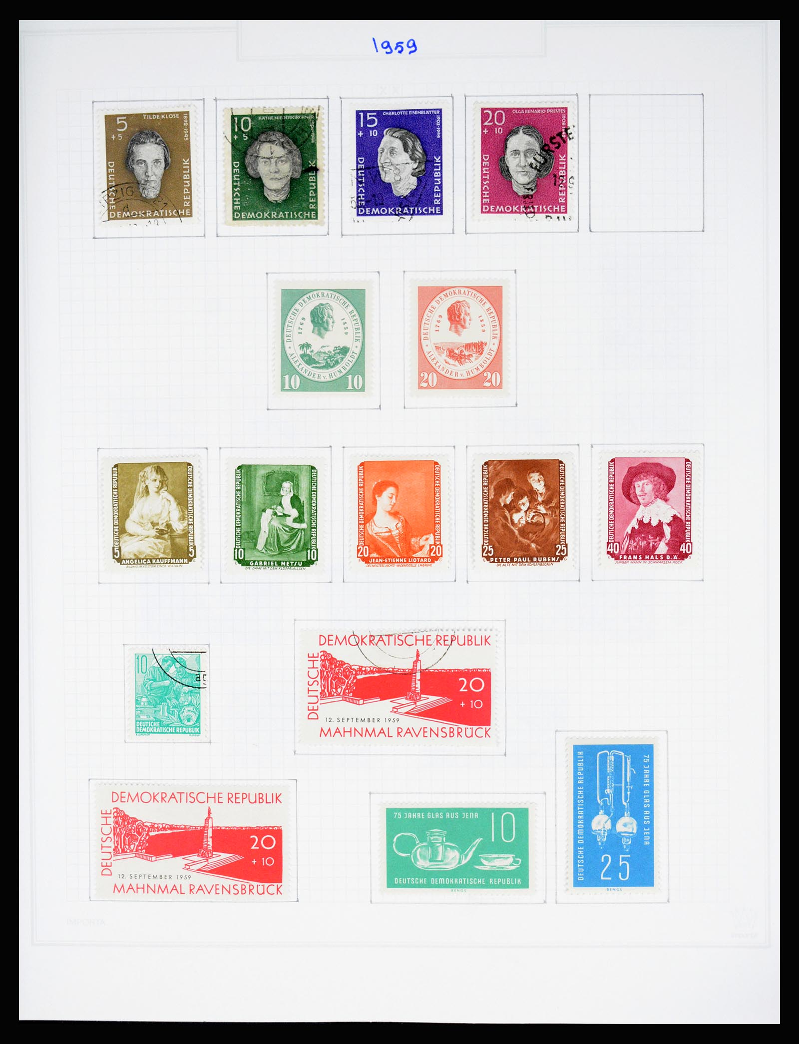 37062 086 - Stamp collection 37062 GDR 1949-1990.