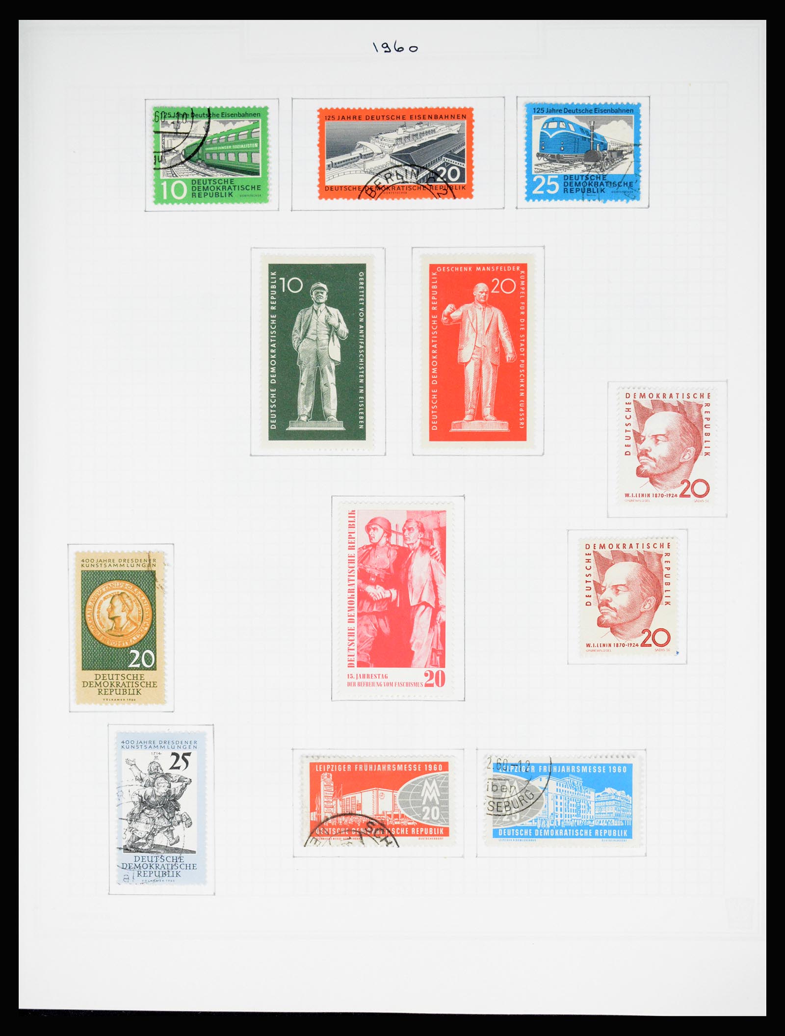 37062 091 - Stamp collection 37062 GDR 1949-1990.