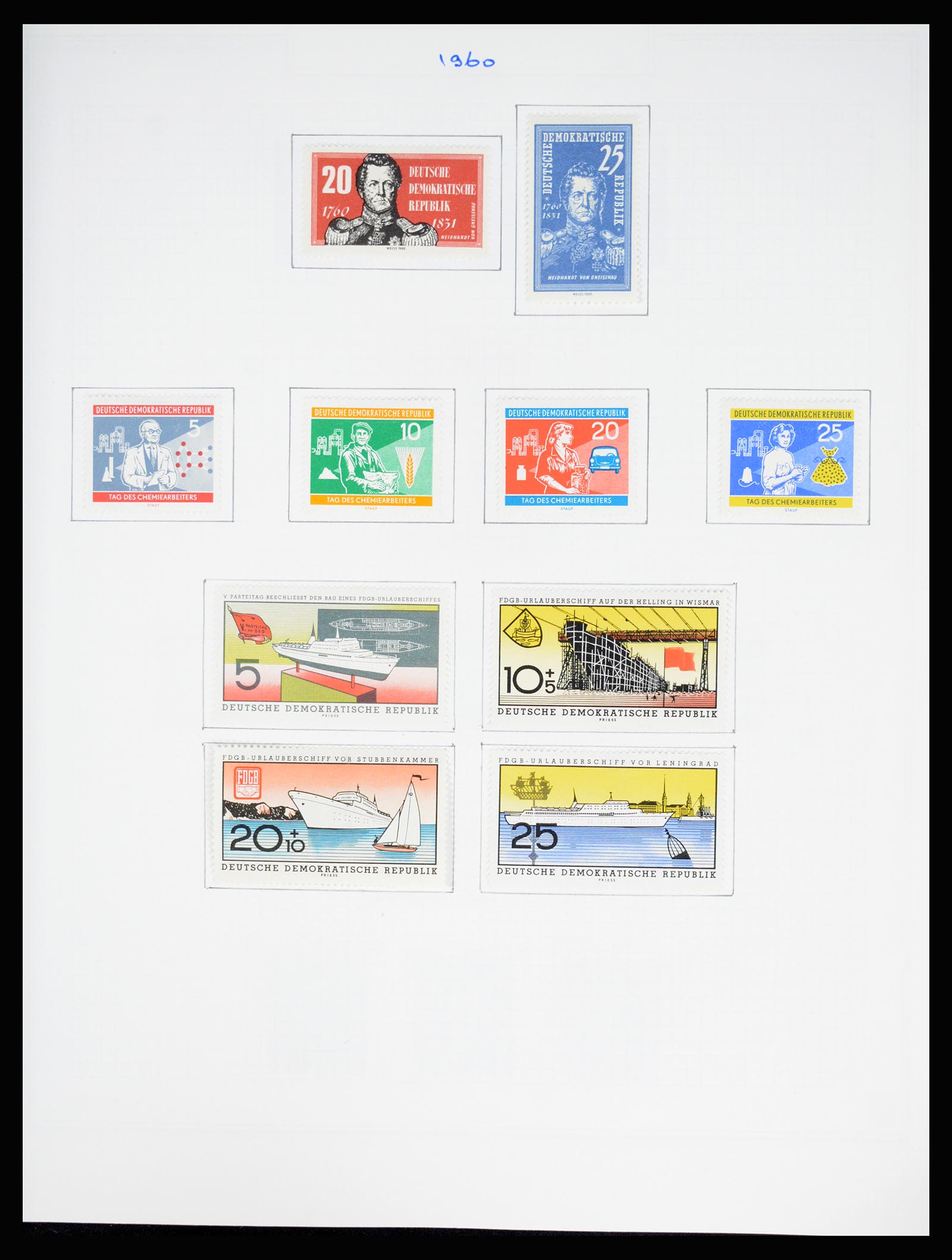 37062 095 - Stamp collection 37062 GDR 1949-1990.
